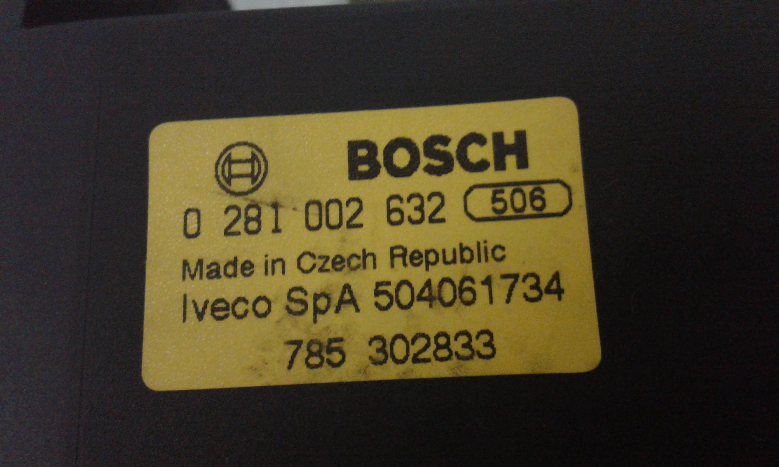 Pedale acceleratore IVECO Daily 4 Serie