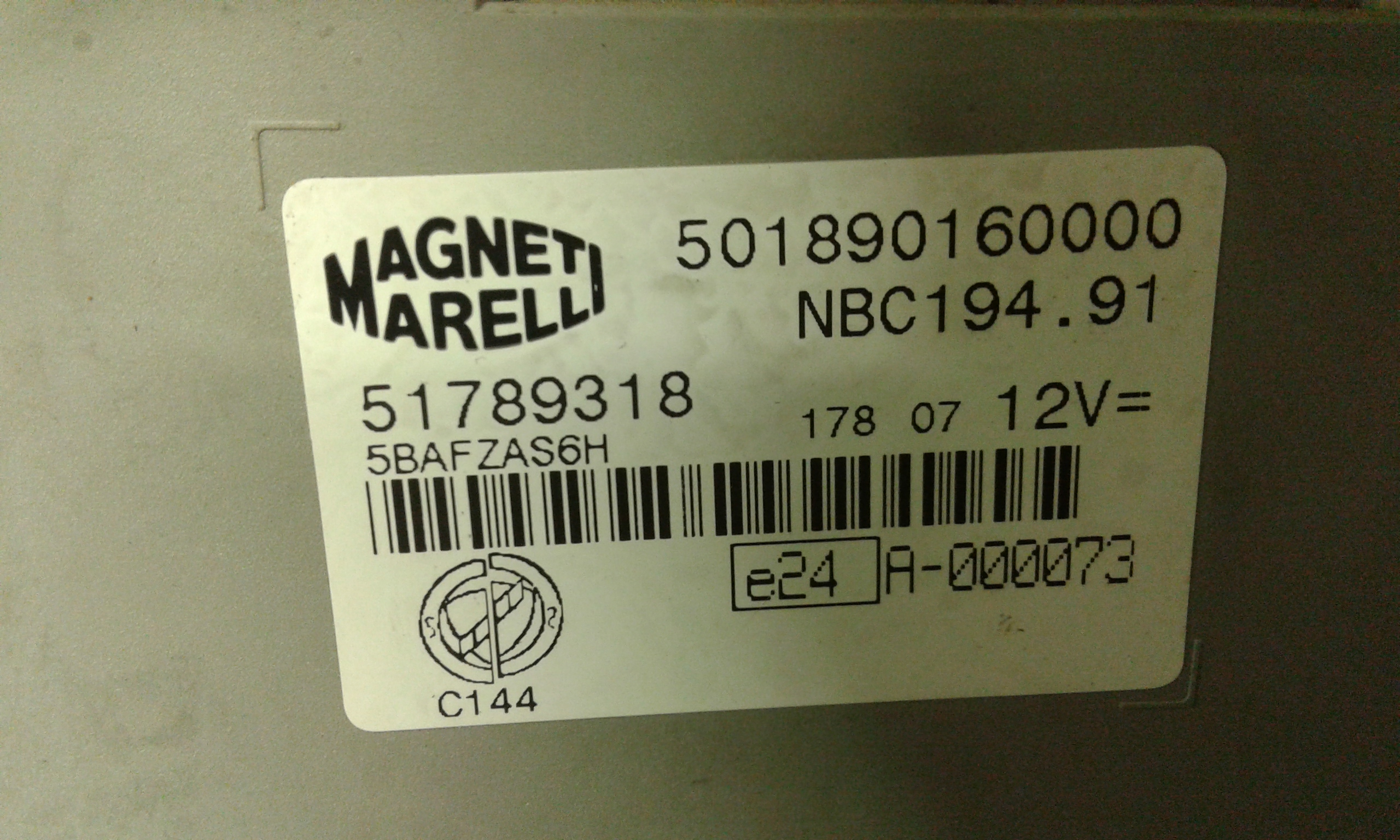 Body Computer FIAT Croma 2 Serie