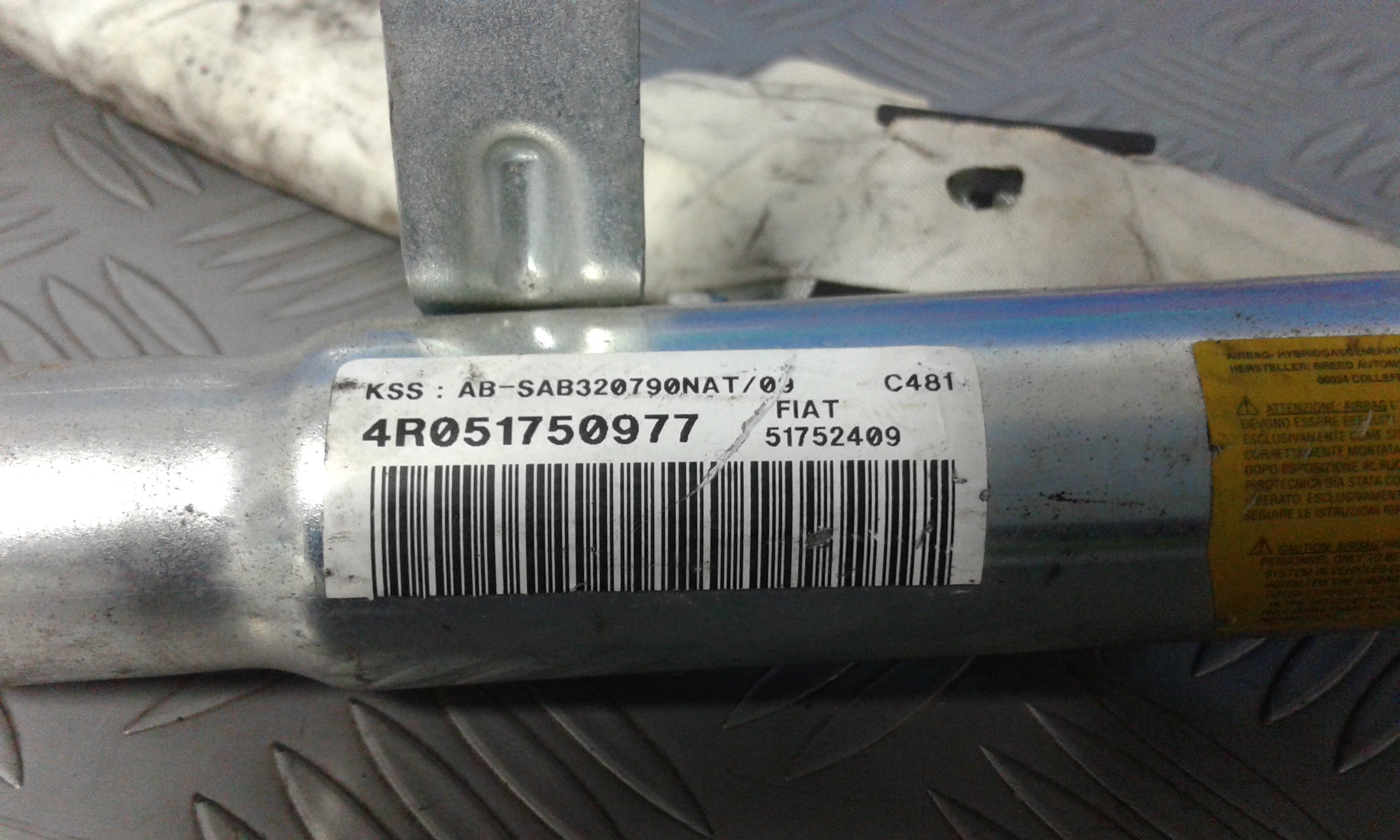 Airbag a tendina laterale passeggero LANCIA Ypsilon 1 Serie