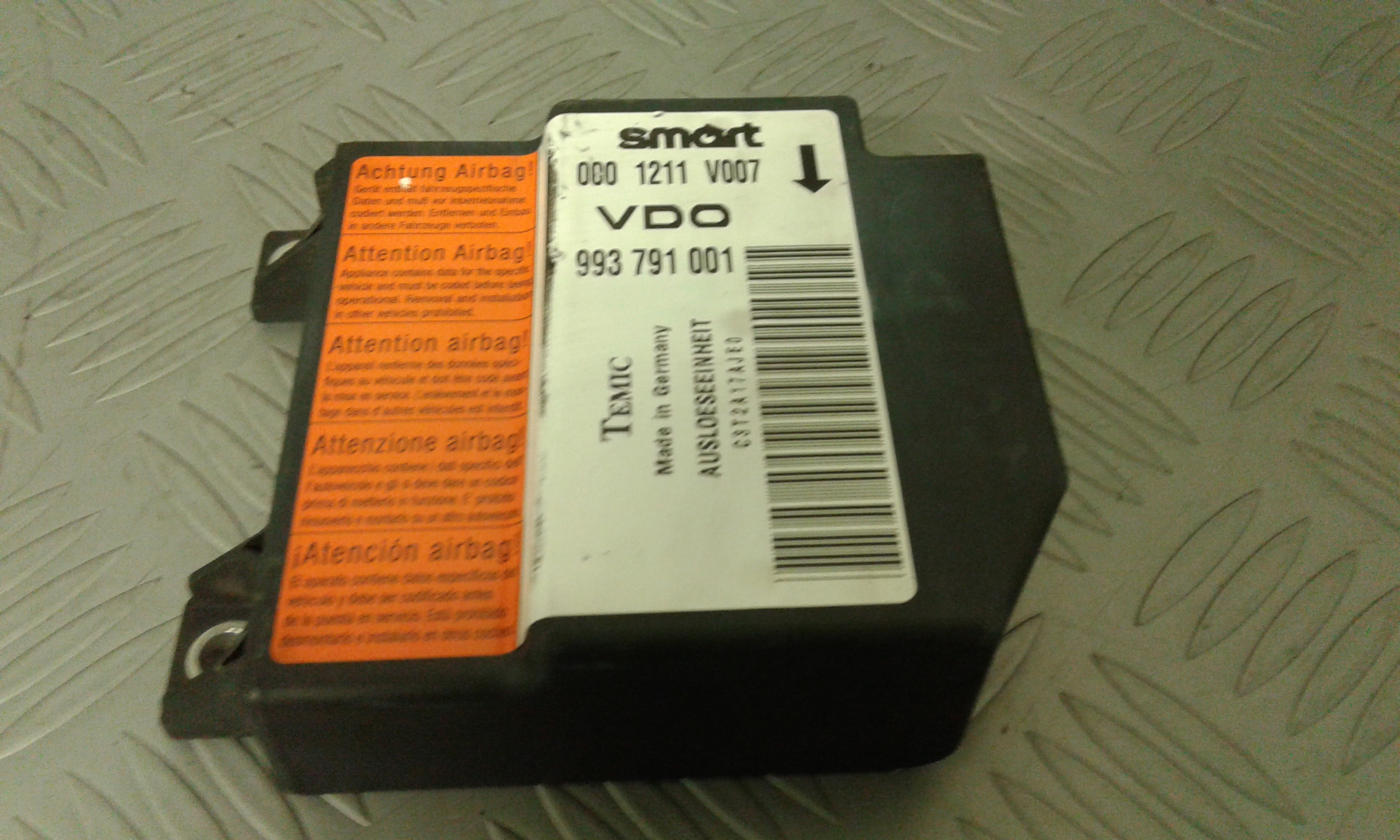 Centralina Airbag SMART ForTwo Coup 1 Serie