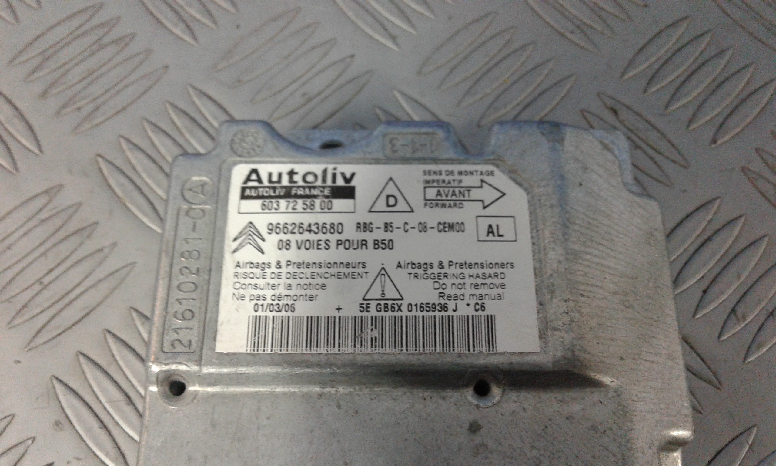 Centralina Airbag CITROEN C4 Coup 3P