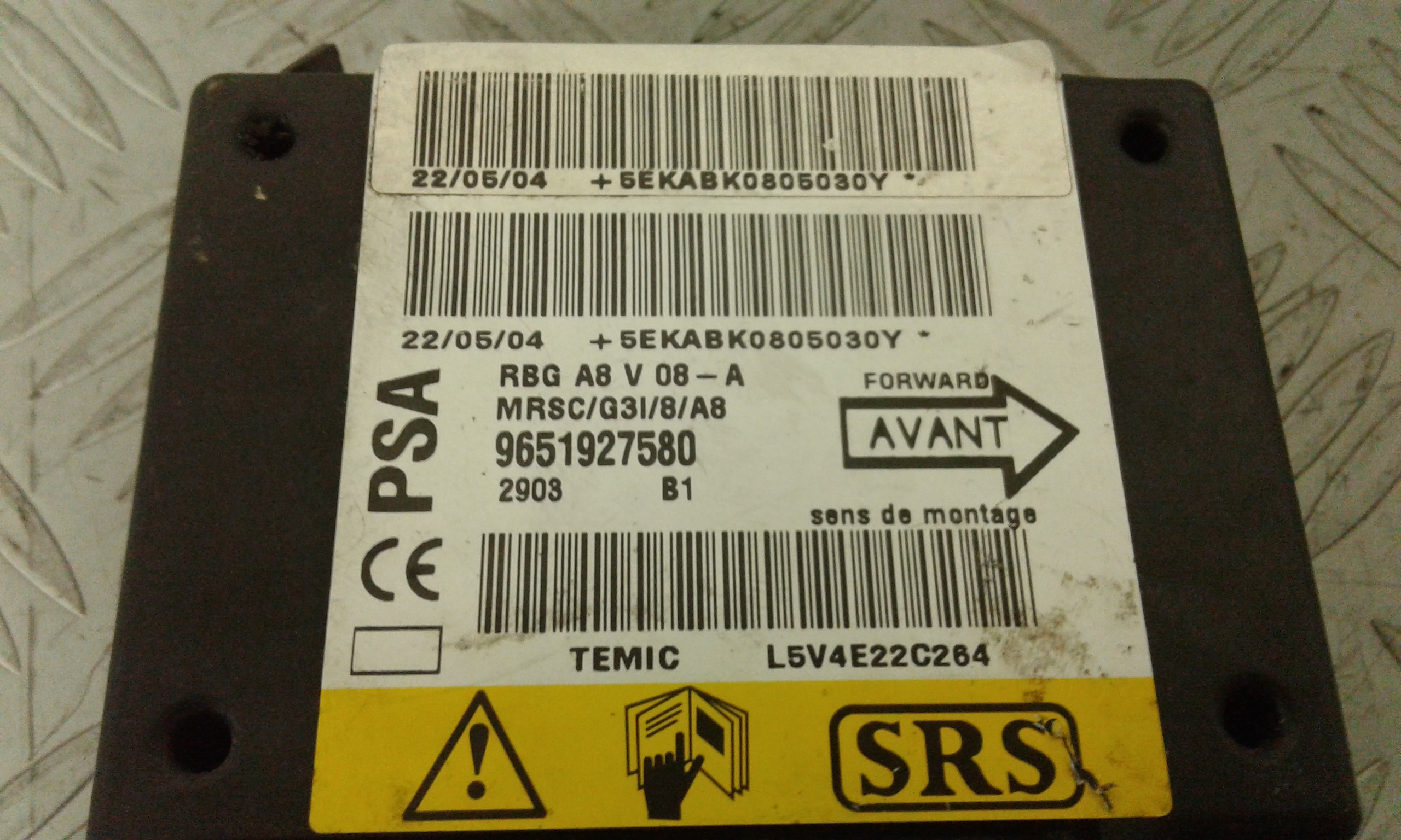 Centralina Airbag CITROEN C3 1 Serie