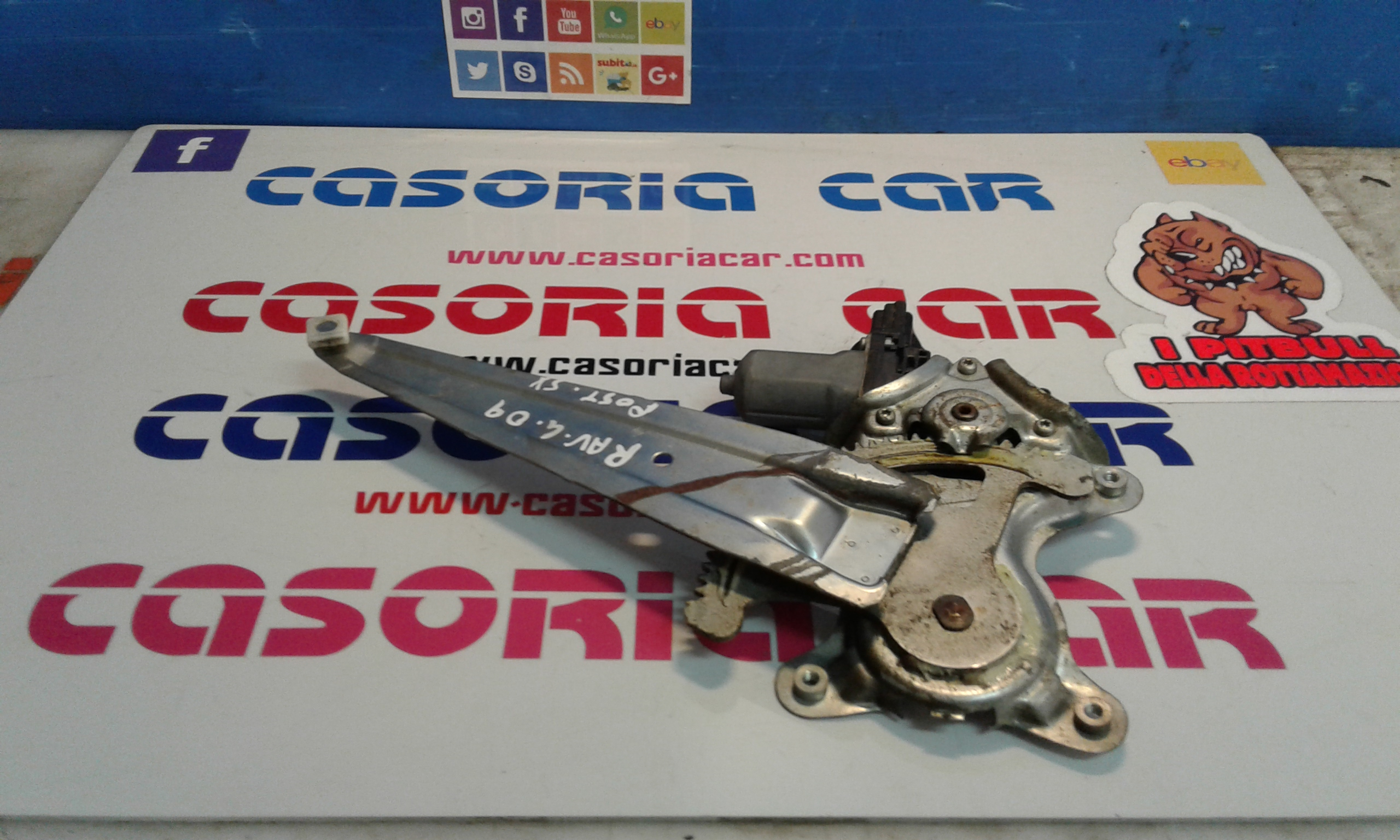 Cremagliera posteriore sinistro guida TOYOTA Rav4 4 Serie