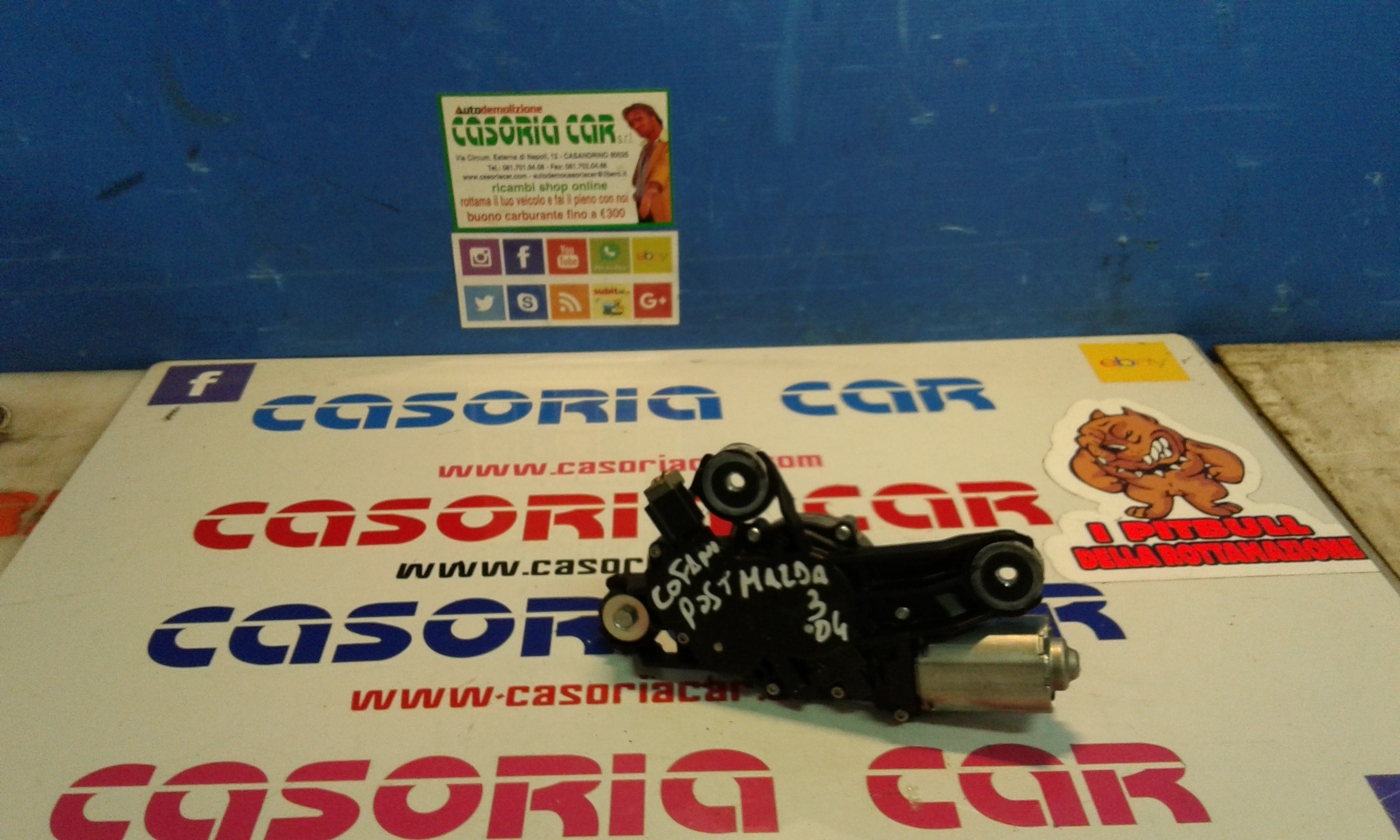 Motorino Tergicristallo Posteriore MAZDA 3 Berlina 1 Serie