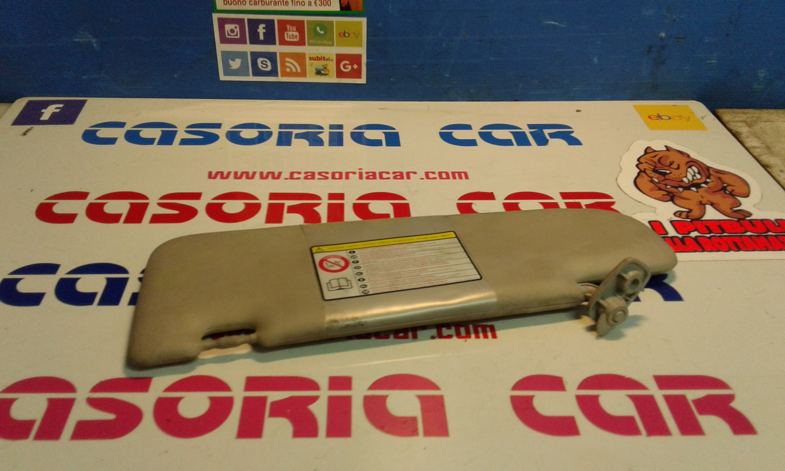 Parasole Lato Passeggero FIAT Panda 3 Serie