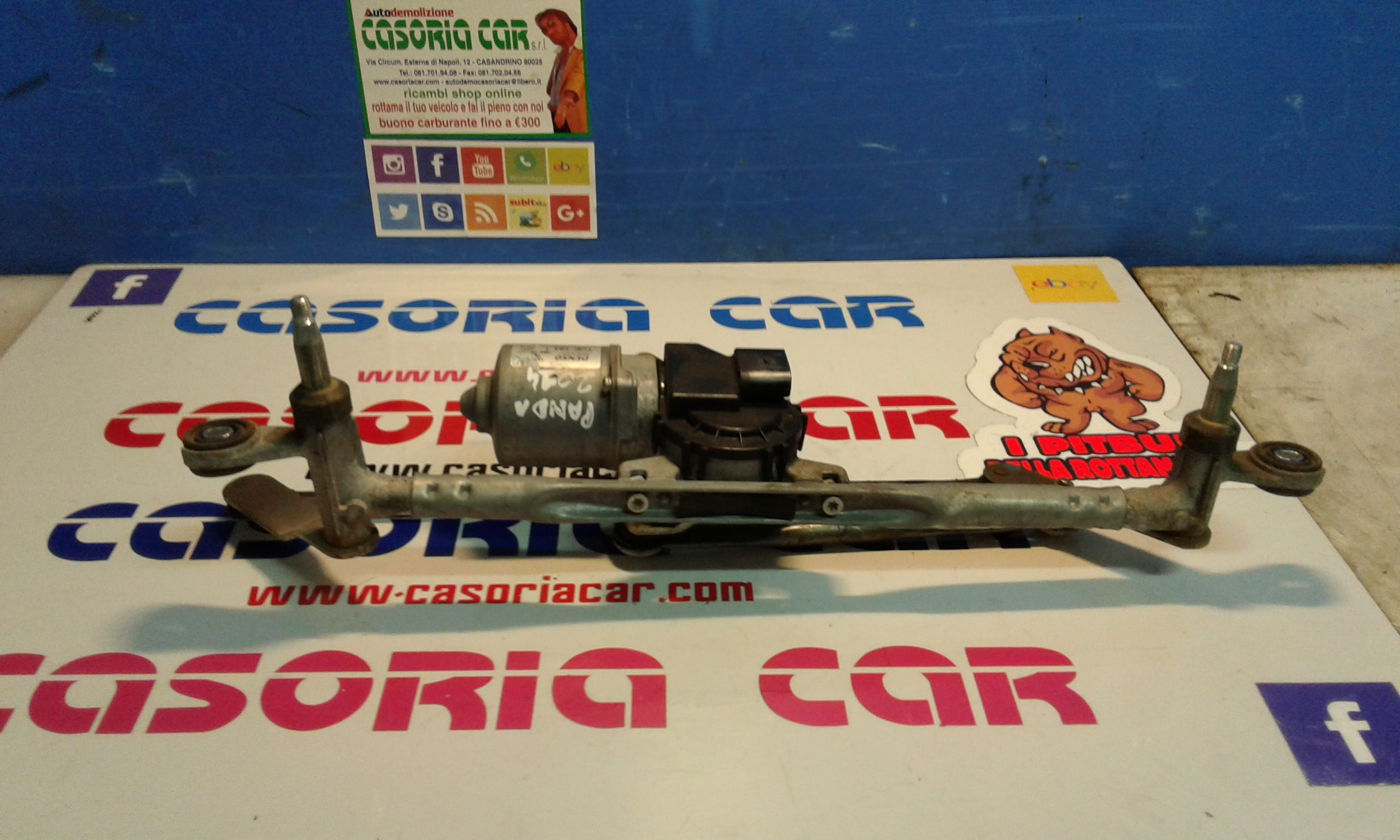 Motorino tergi ant completo di tandem FIAT Panda 3 Serie