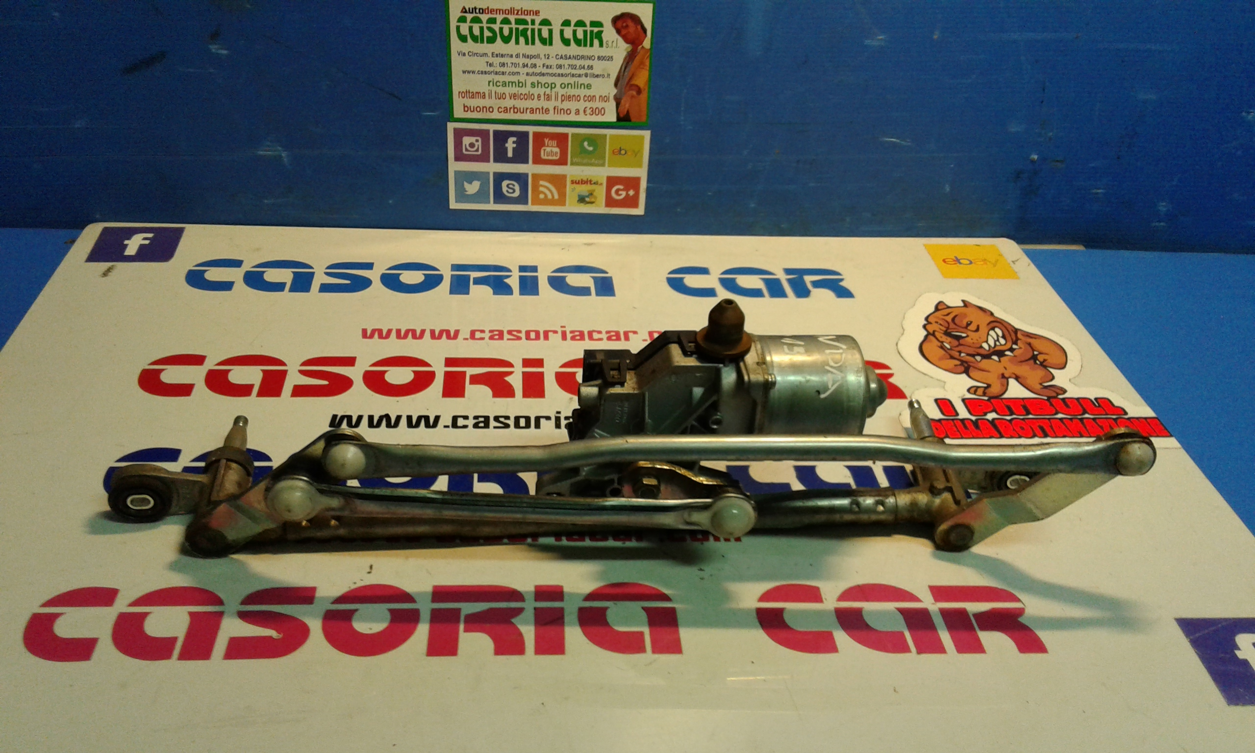 Motorino tergi ant completo di tandem FIAT Panda 3 Serie