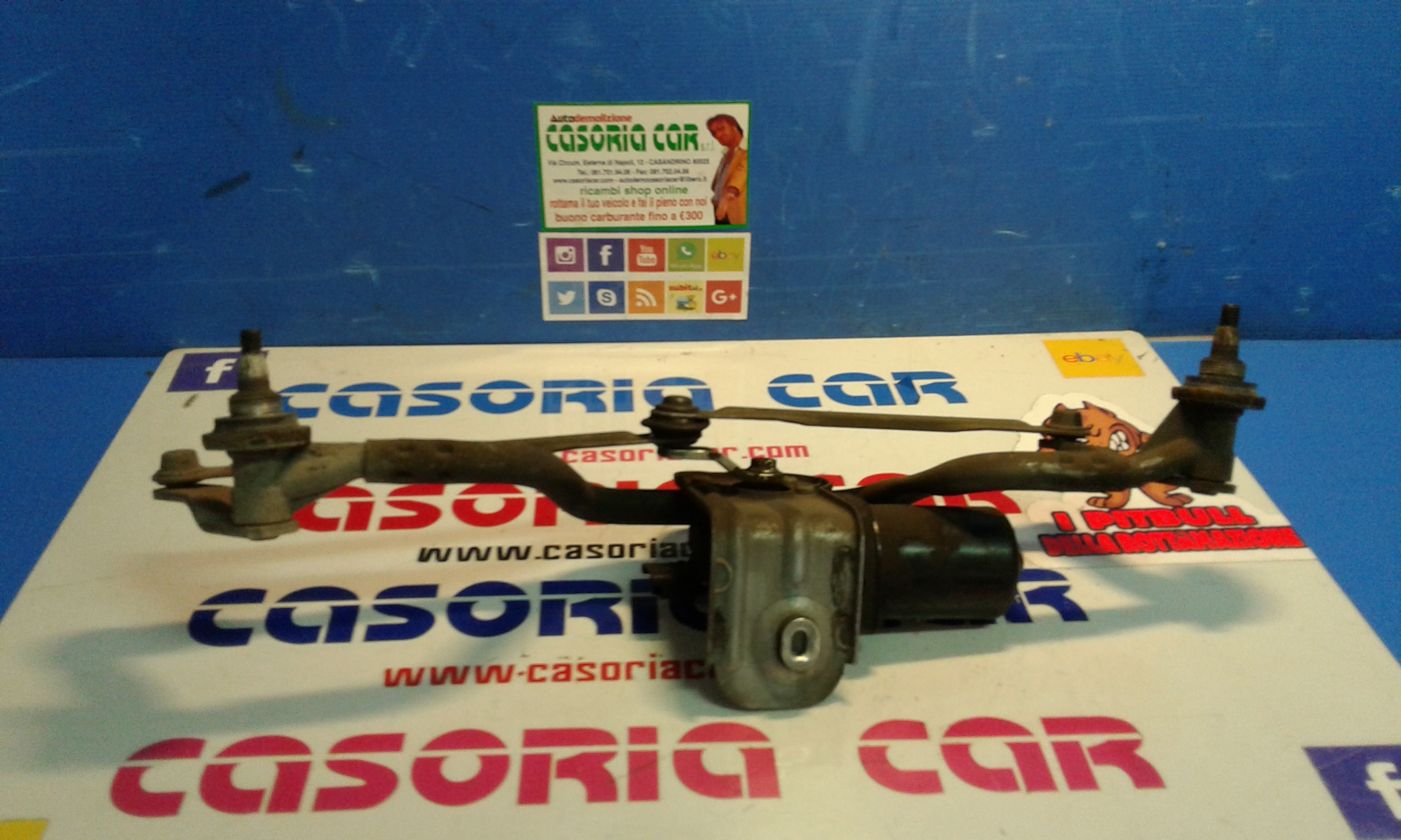 Motorino tergi ant completo di tandem FIAT Scudo 3 Serie