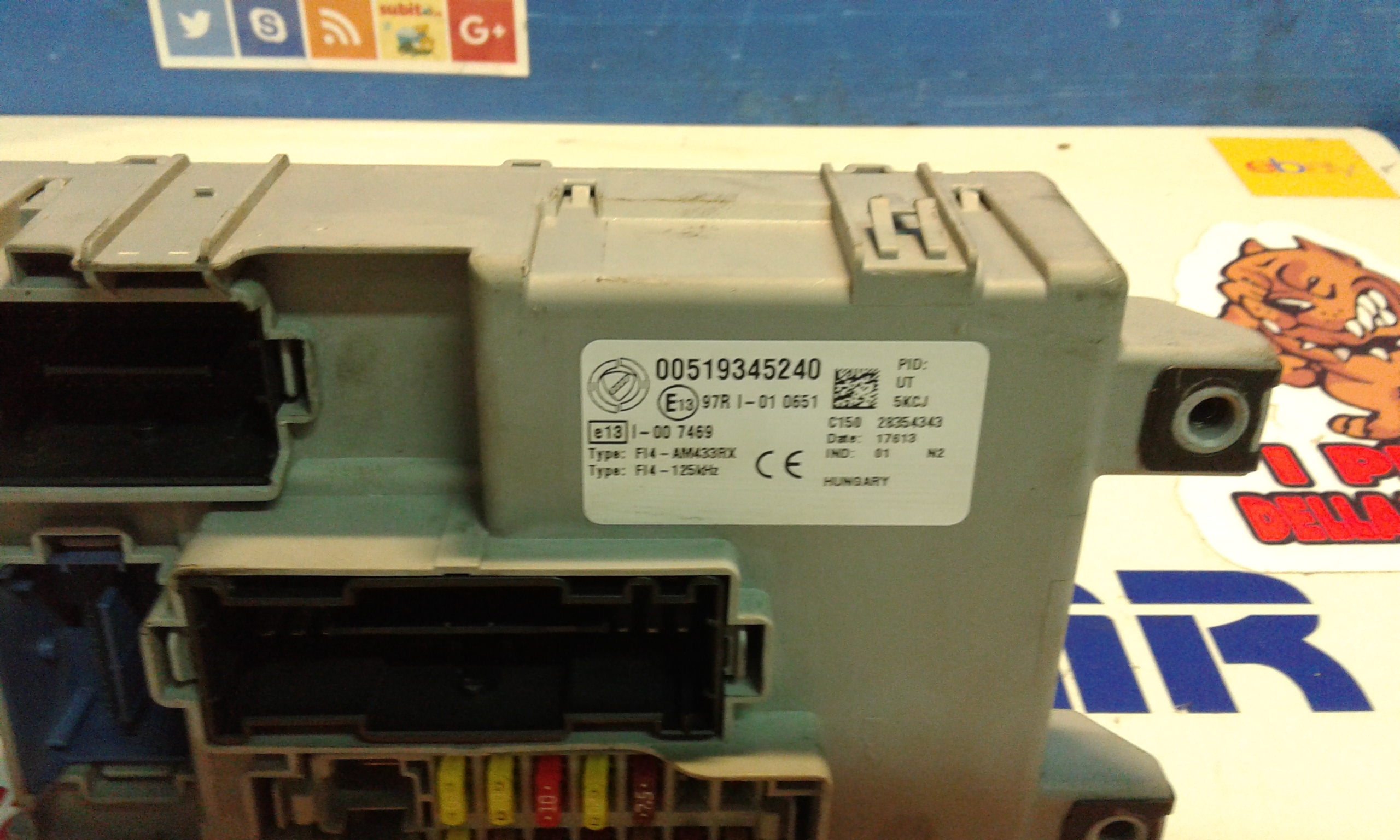 Body Computer FIAT Panda 3 Serie