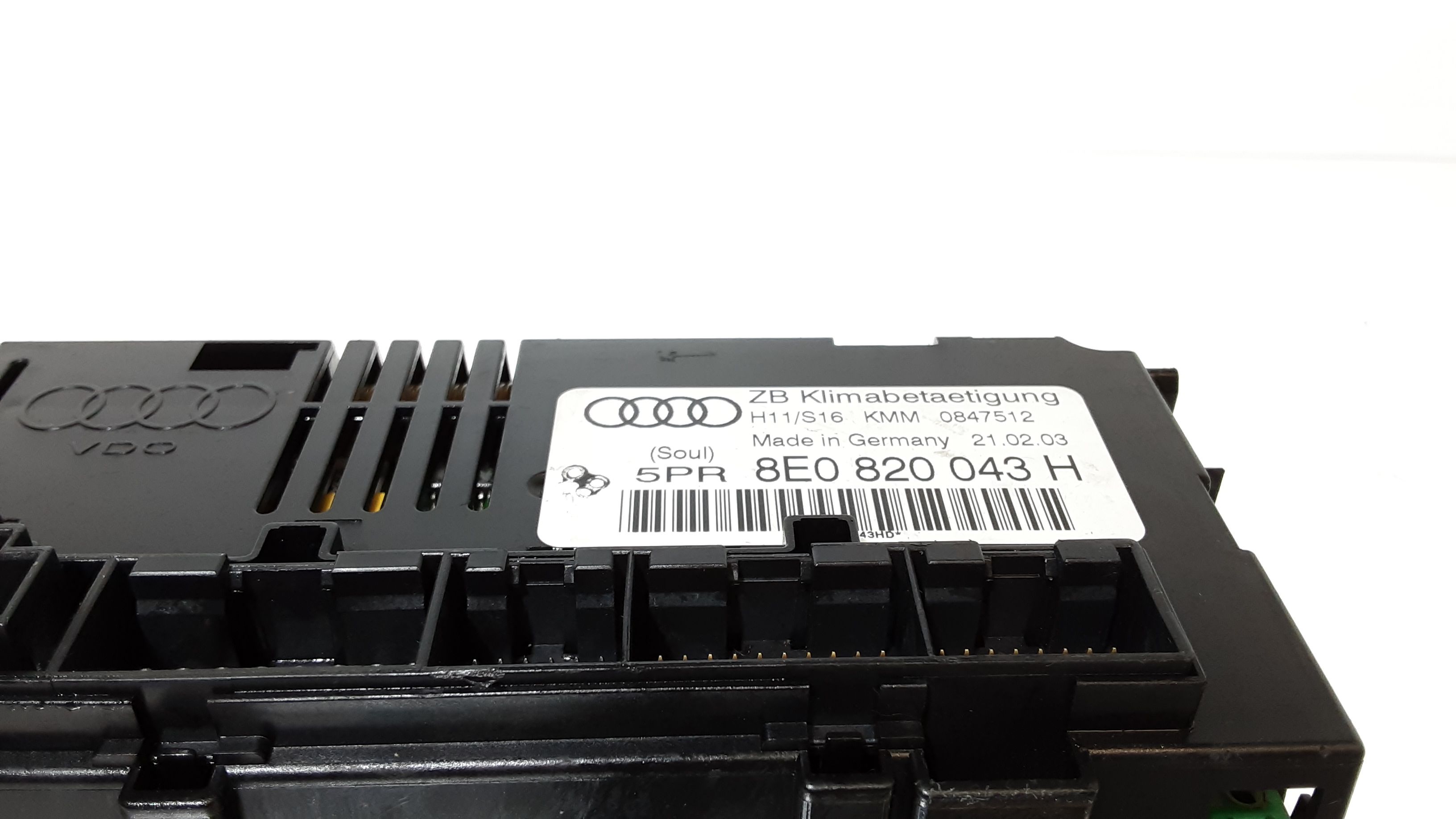 Comandi Clima AUDI A4 Berlina (8E)  Serie