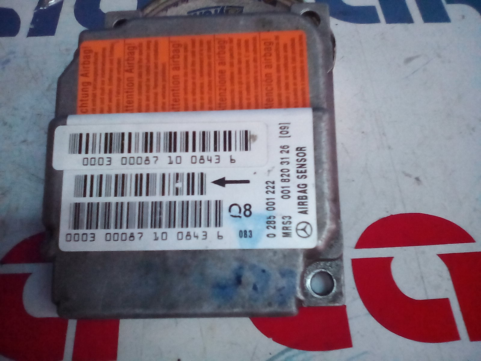 Centralina Airbag MERCEDES Classe A W168 1 Serie