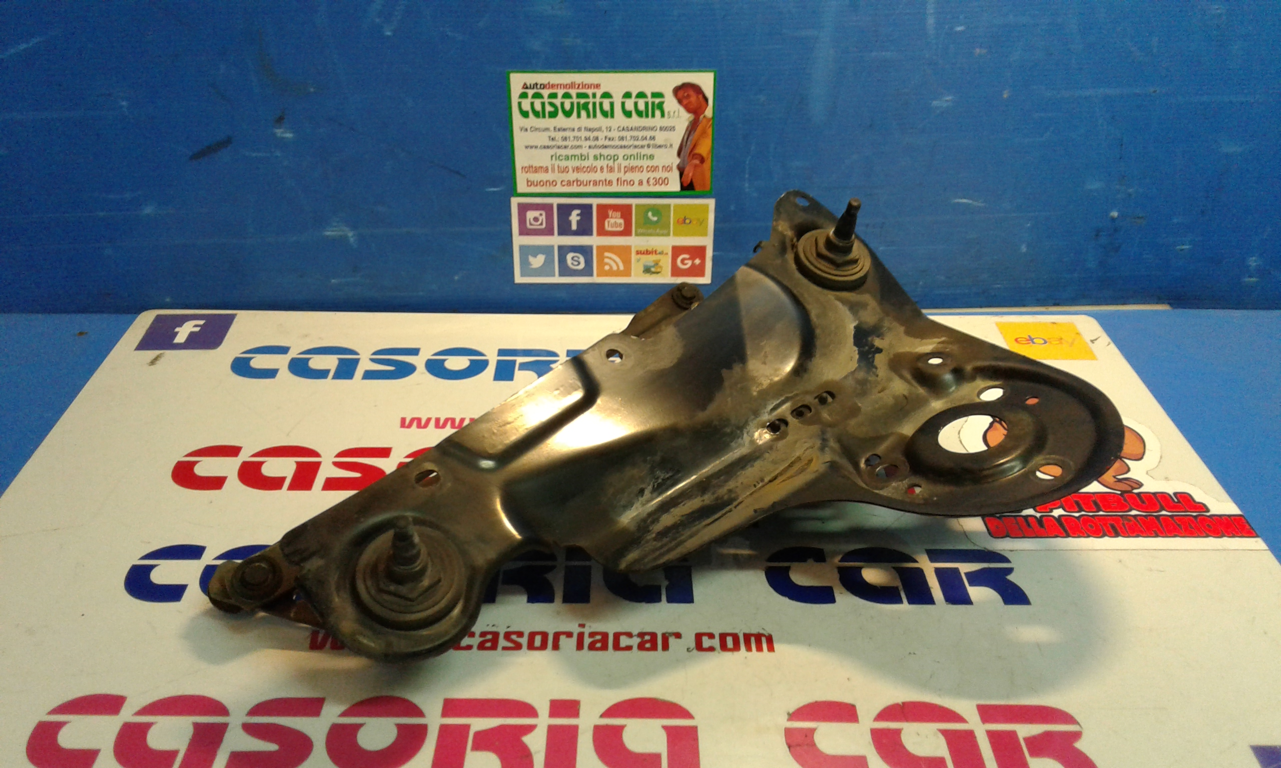 Motorino tergi ant completo di tandem FORD Fiesta 4 Serie