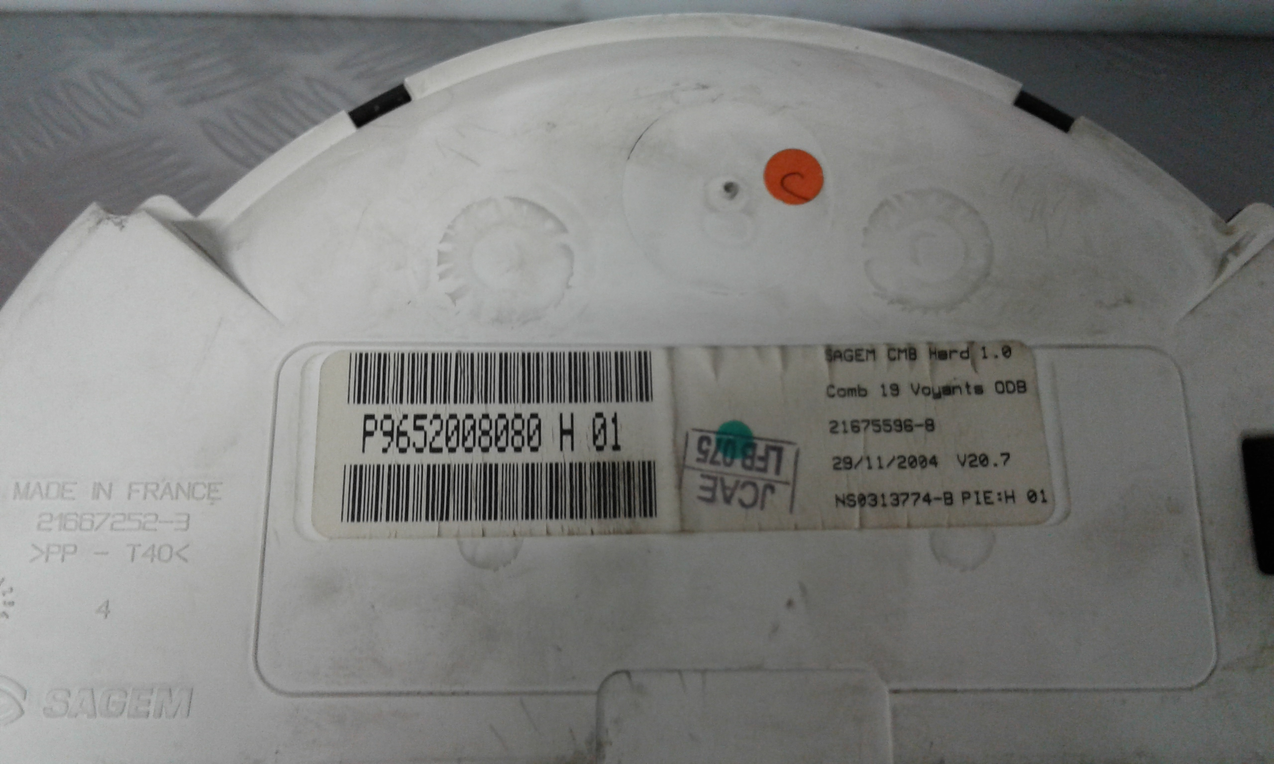 Quadro Strumenti CITROEN C3 1 Serie