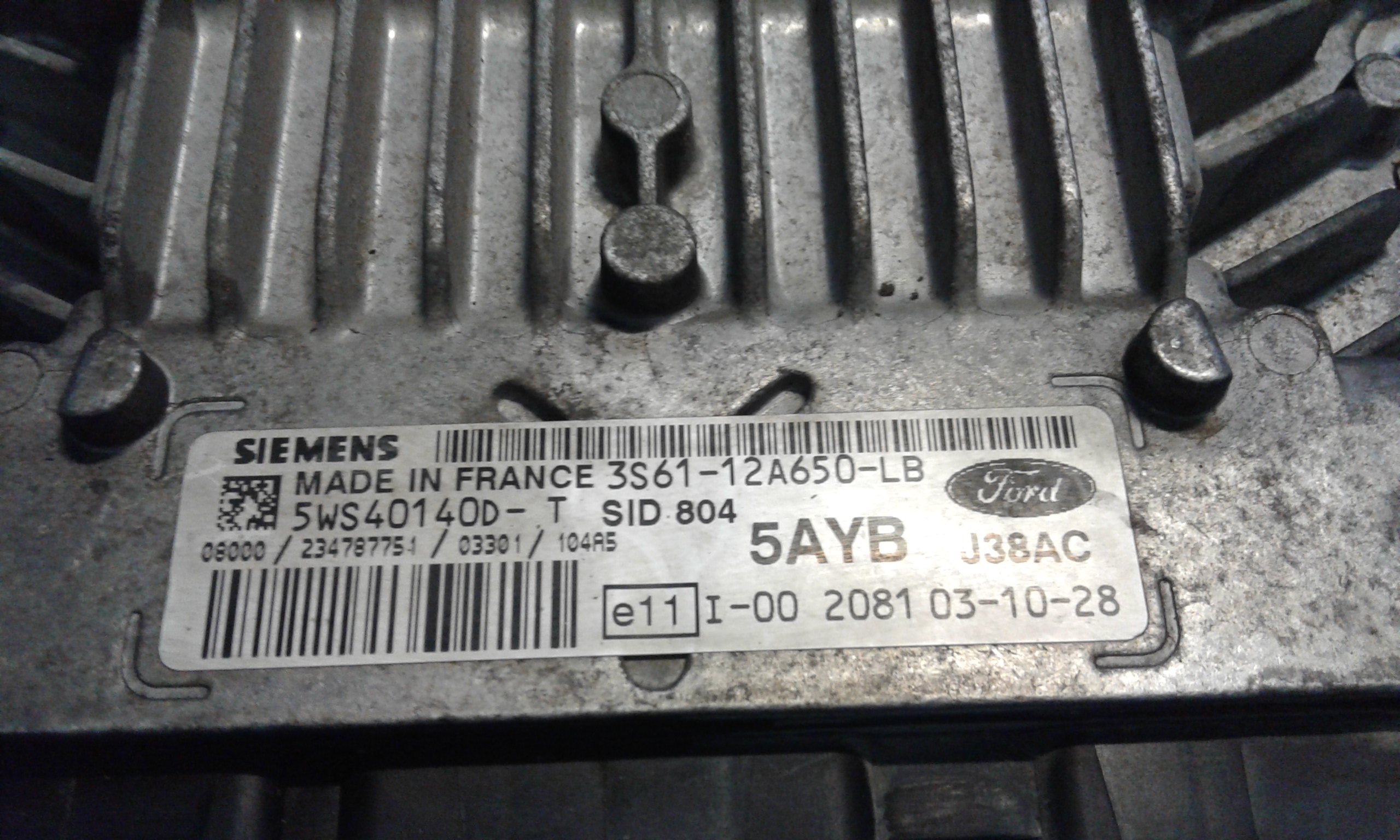 Centralina motore FORD Fiesta 4 Serie