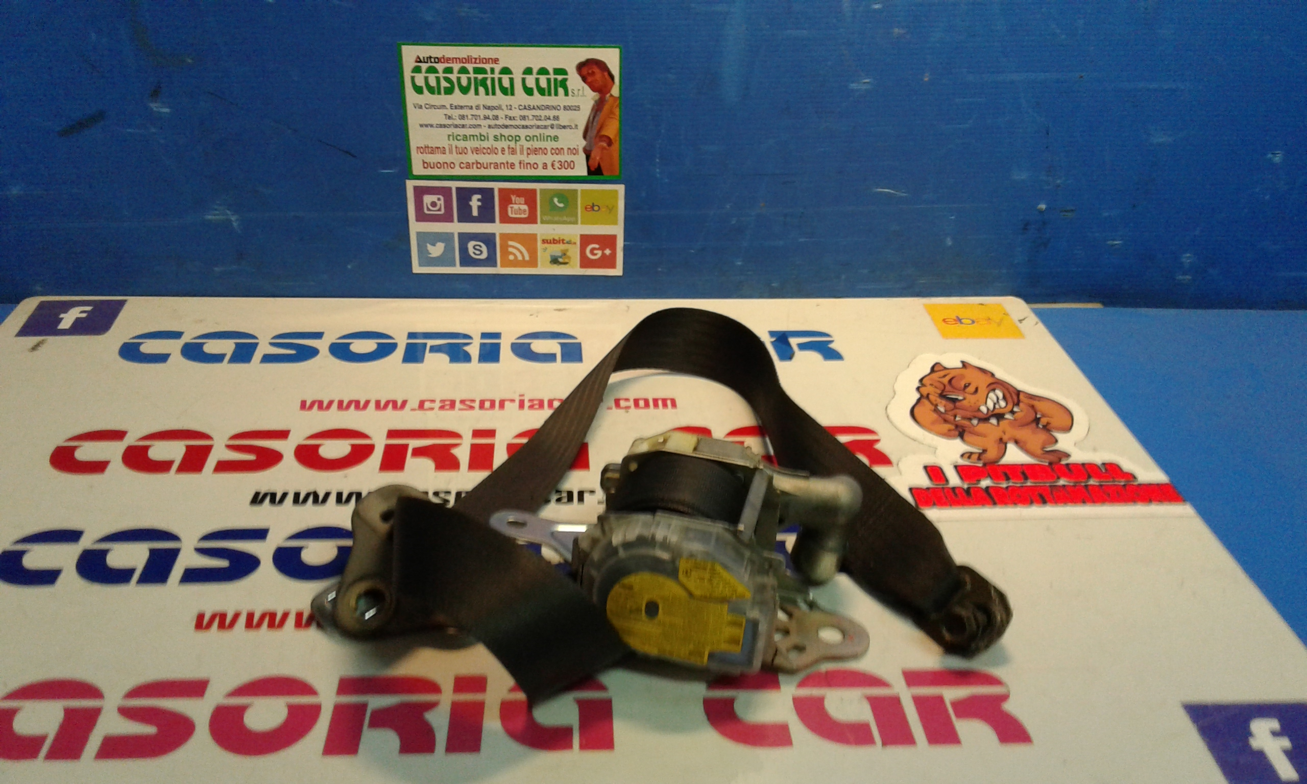 Cintura di Sicurezza anteriore Sinistra con pretensionatore DAIHATSU Cuore 1 Serie