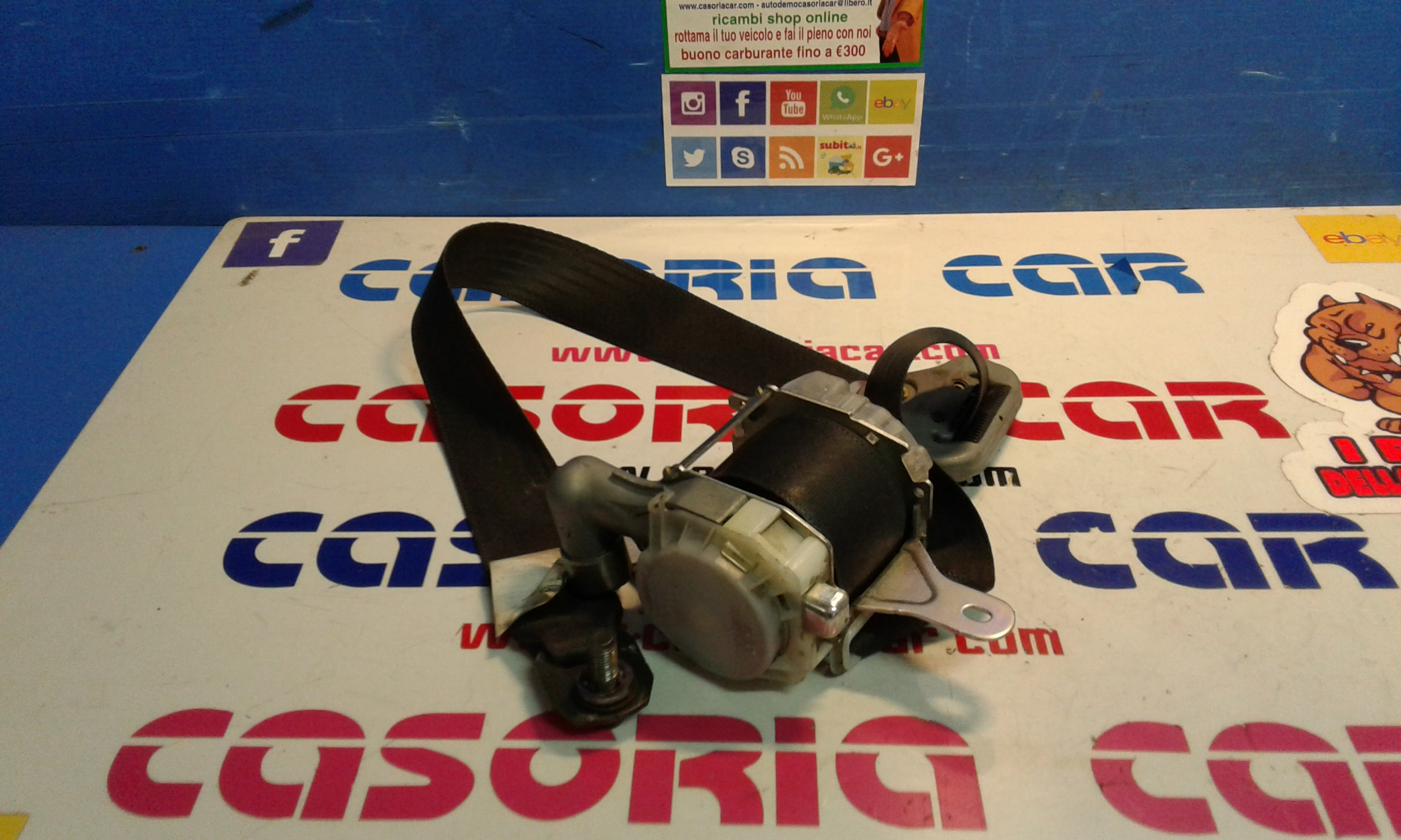 Cintura di Sicurezza anteriore Destra con pretensionatore DAIHATSU Cuore 1 Serie