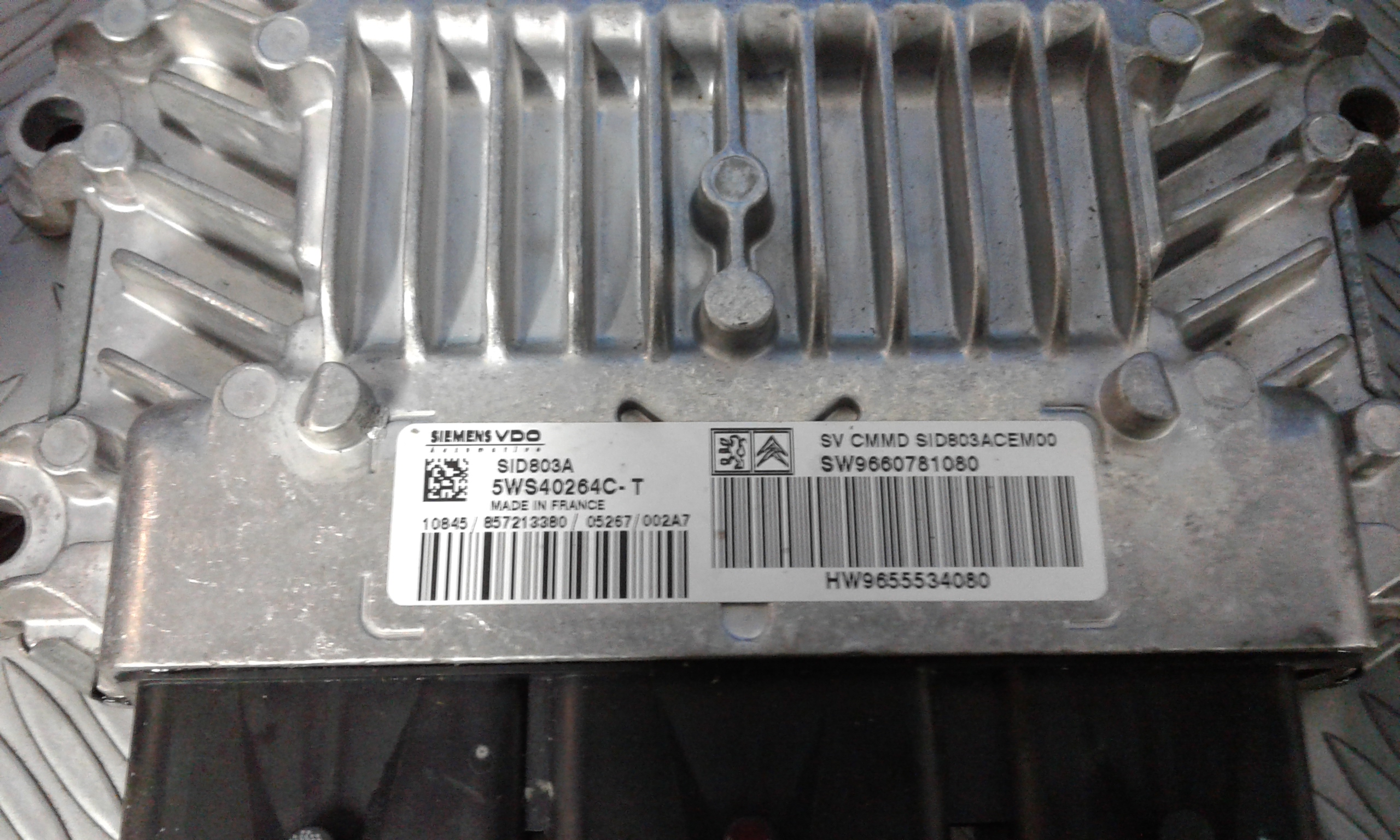 Kit Centralina Motore PEUGEOT 407 S. Wagon