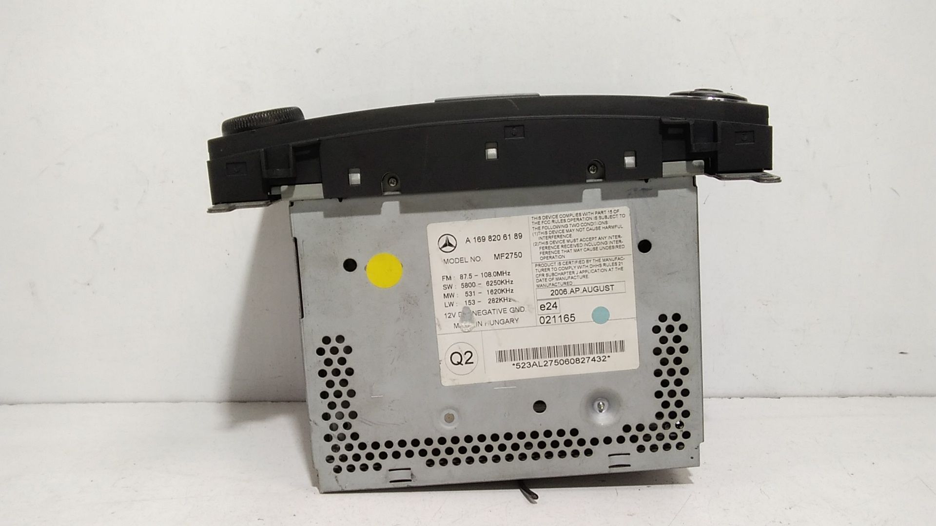 Autoradio MERCEDES Classe A W169 3 Serie