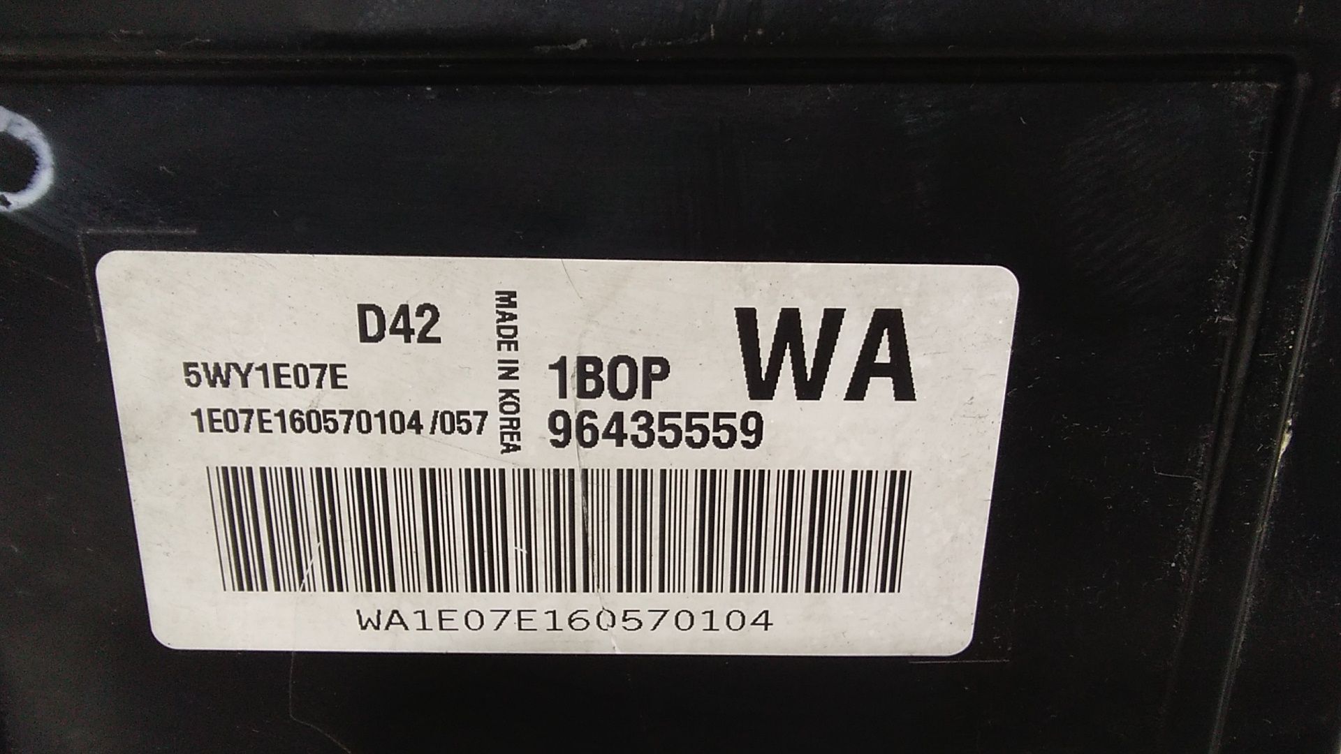 Centralina motore CHEVROLET Kalos 1 Serie