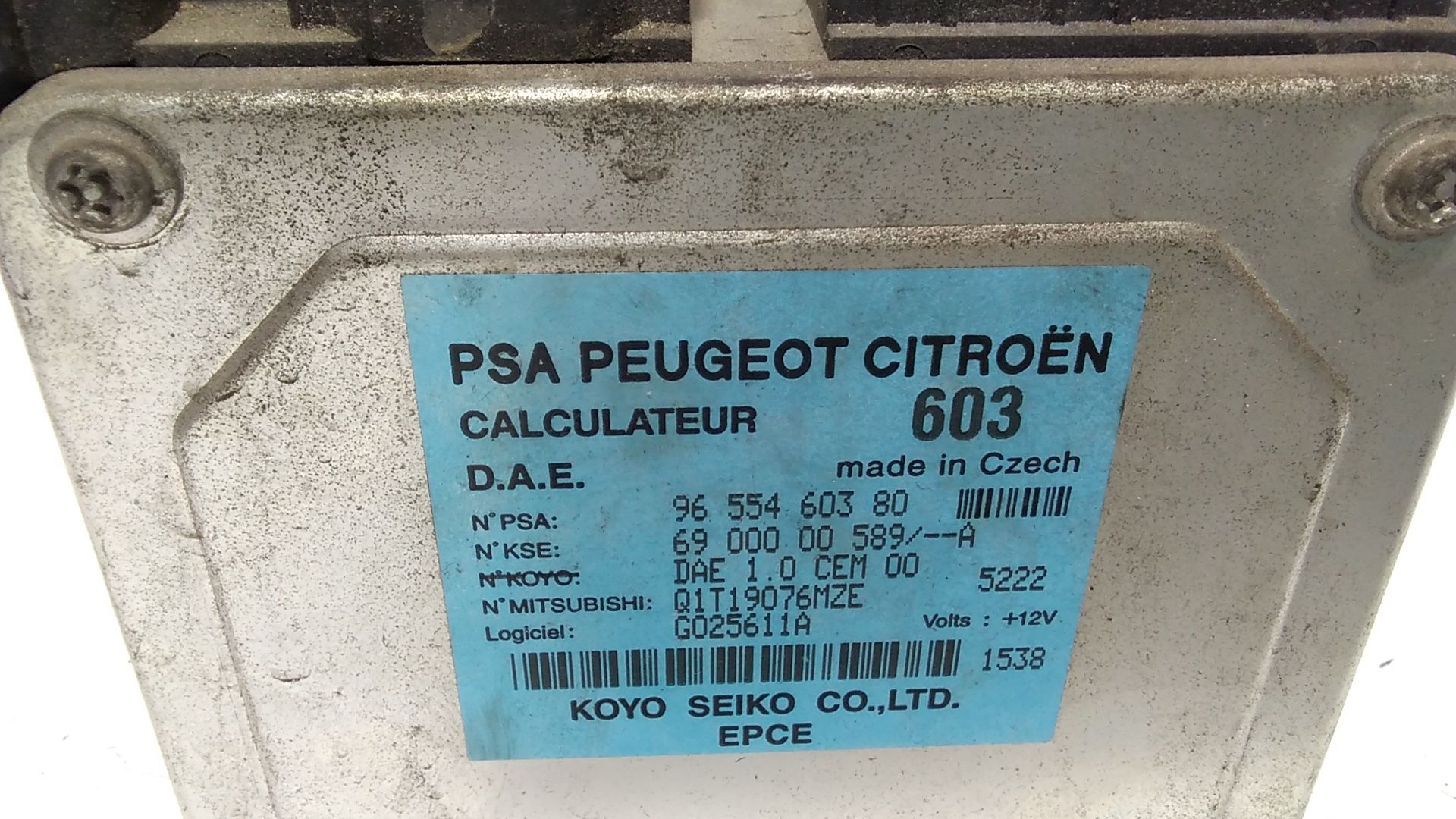 Centralina Servosterzo PEUGEOT 1007 1 Serie