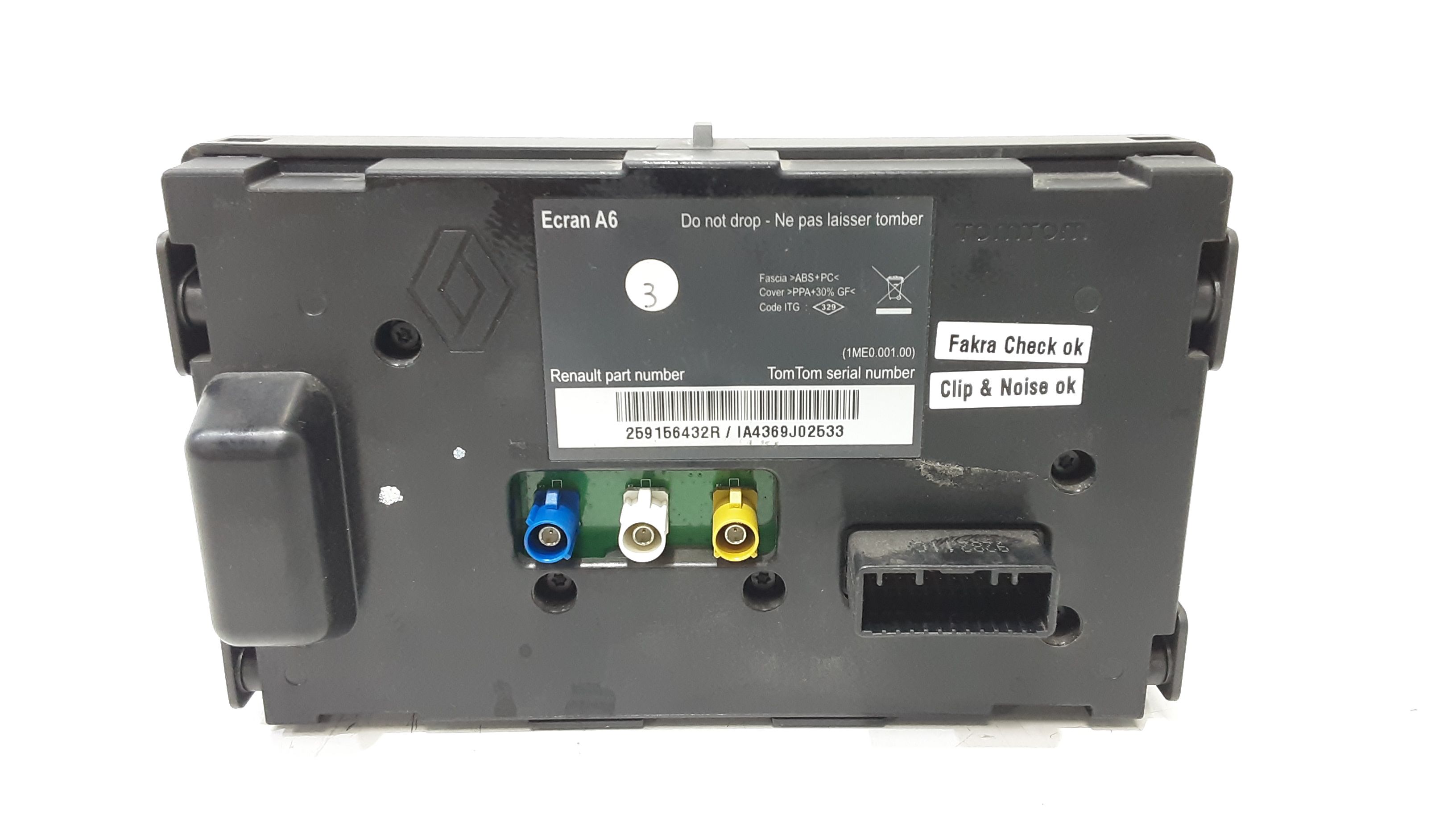 Schermo display navigatore  solo schermo  RENAULT Clio Serie (08>15)