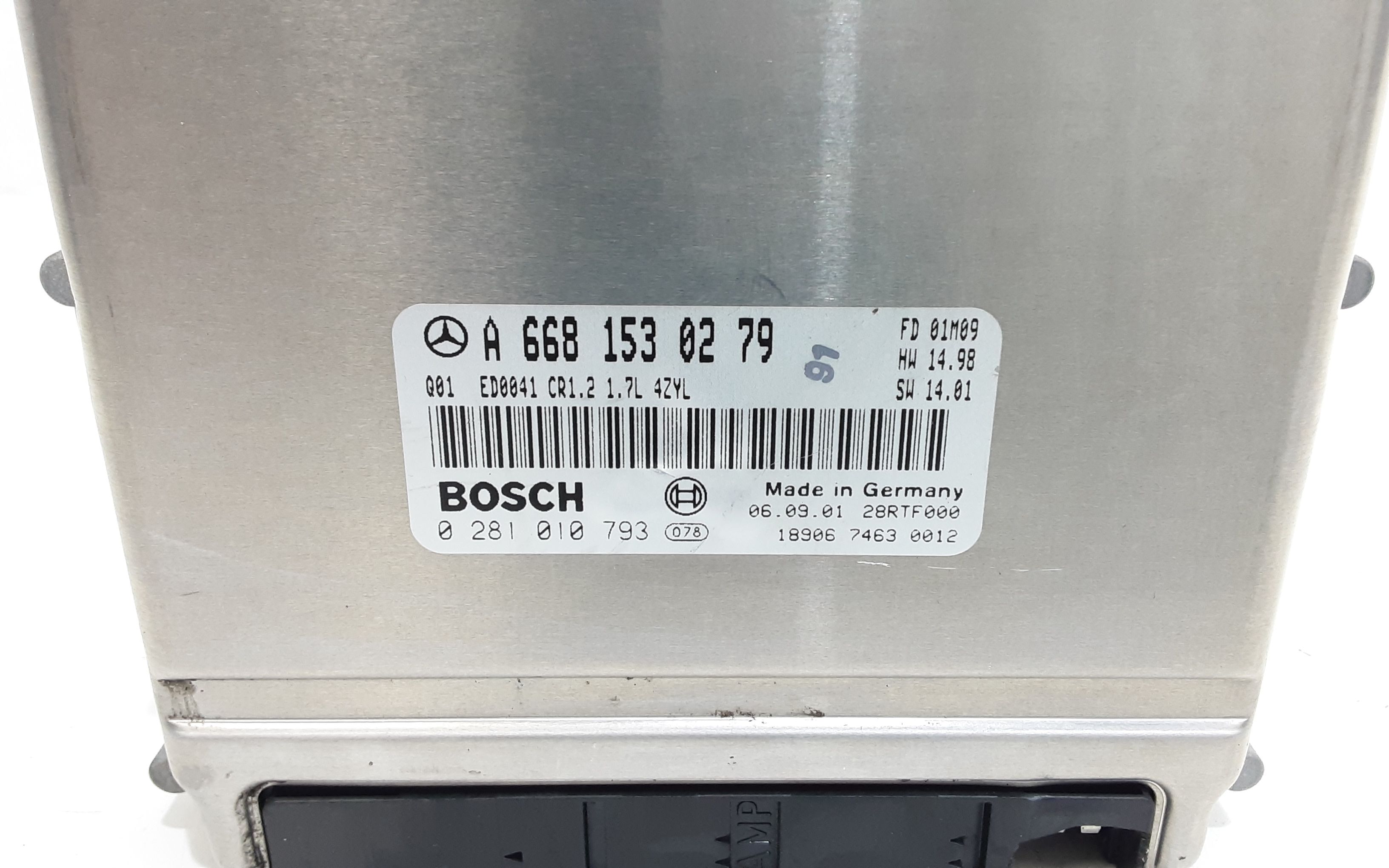 Centralina motore MERCEDES Classe A W168 1 Serie