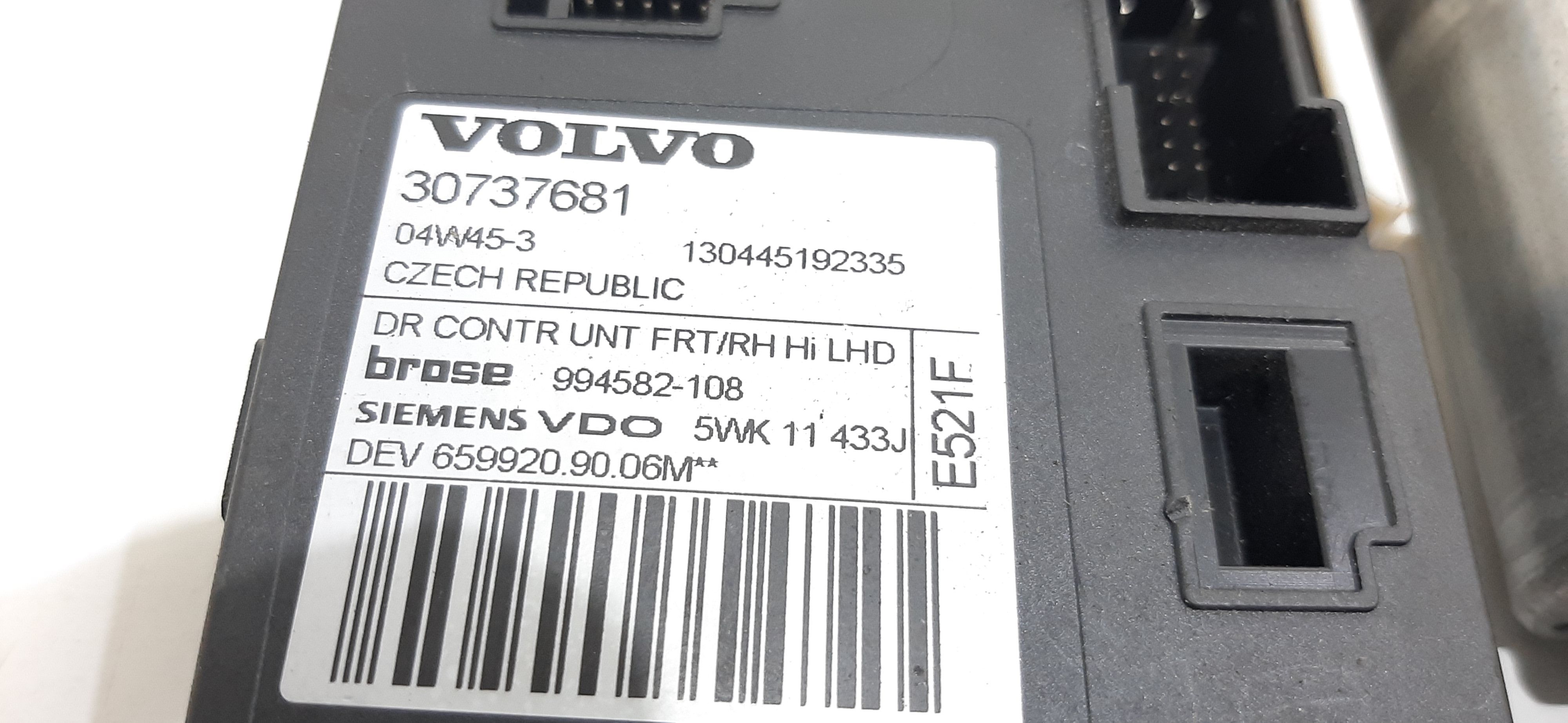 Motorino Alzavetro anteriore destra VOLVO V50 1 Serie