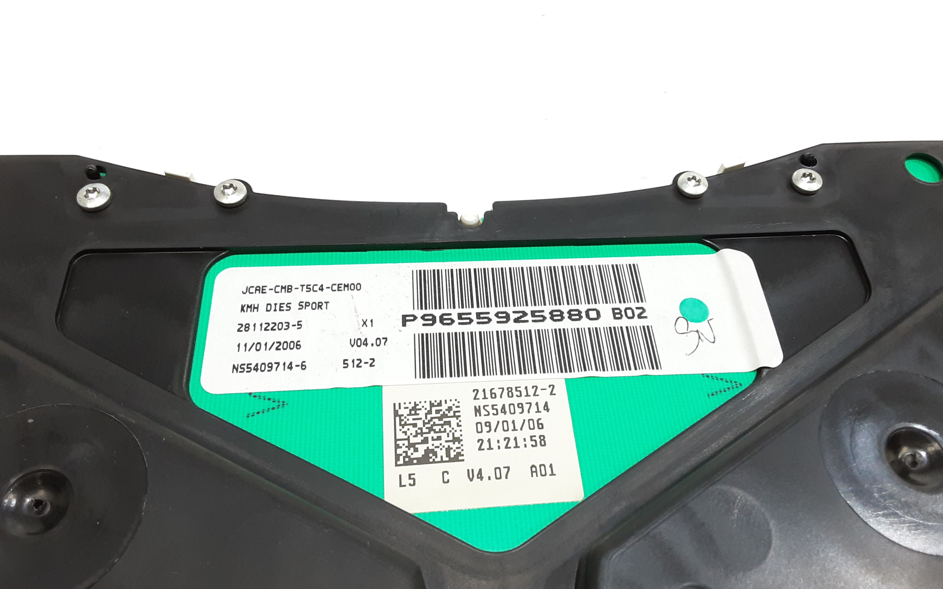 Quadro Strumenti PEUGEOT 307 S. Wagon 2 Serie