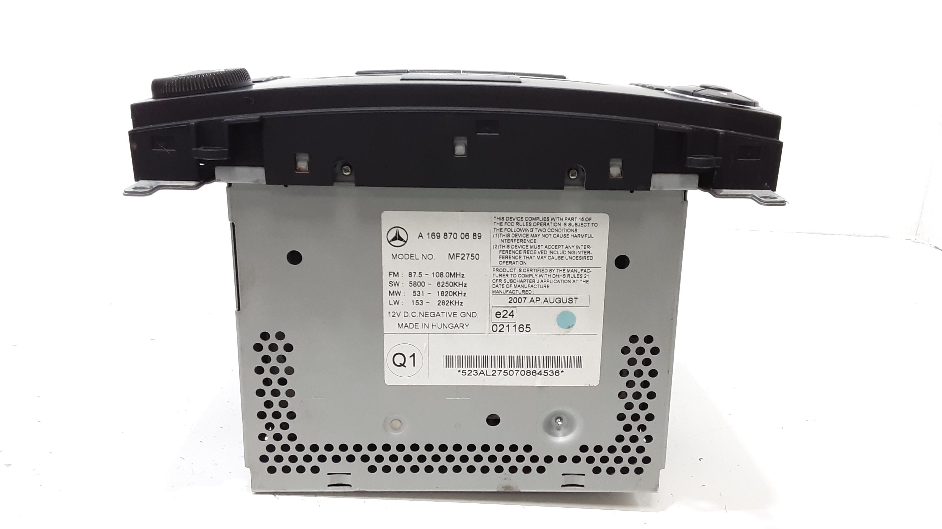 Autoradio MERCEDES Classe B W245 1 Serie