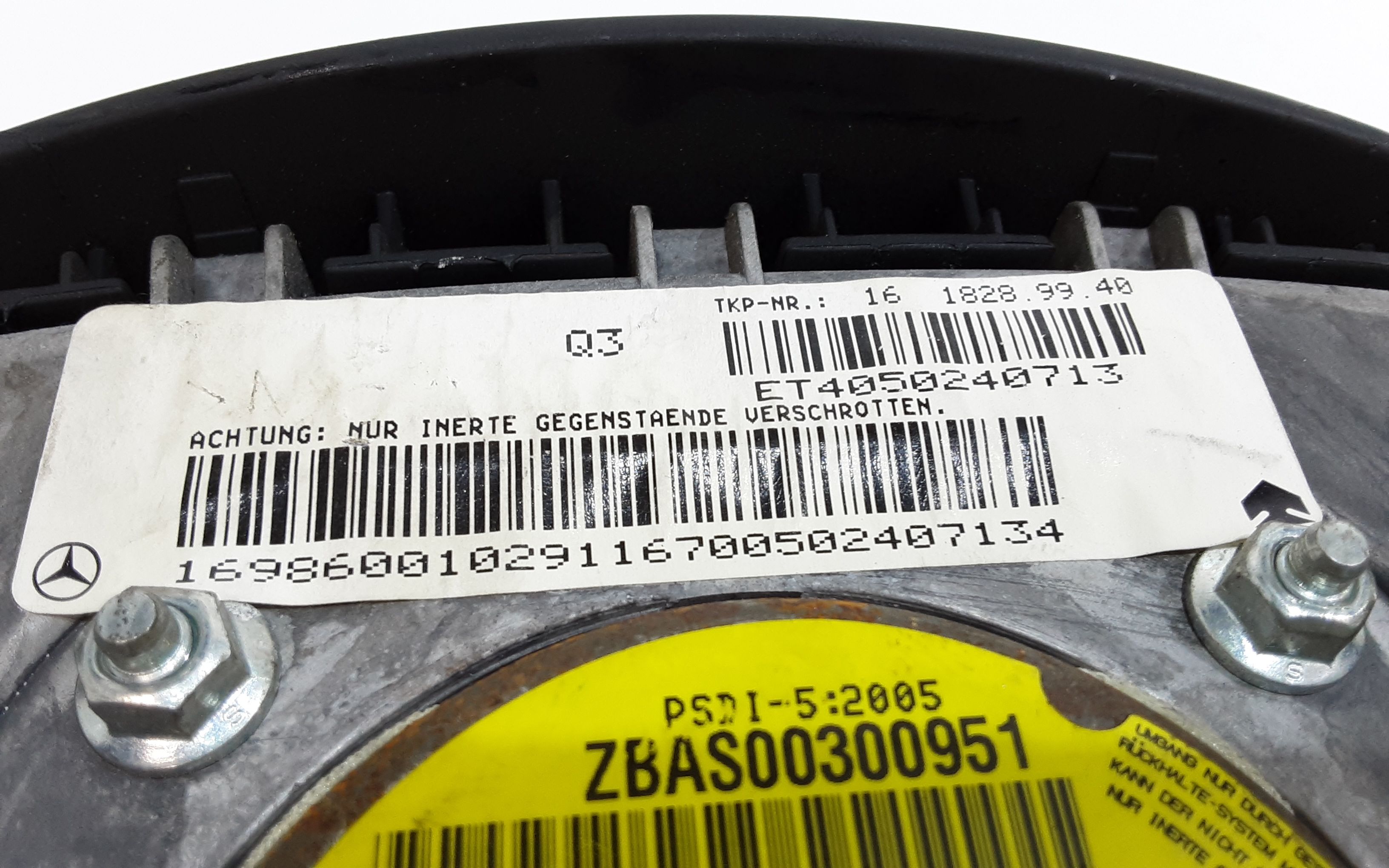 Airbag Volante MERCEDES Classe A W169 3 Serie