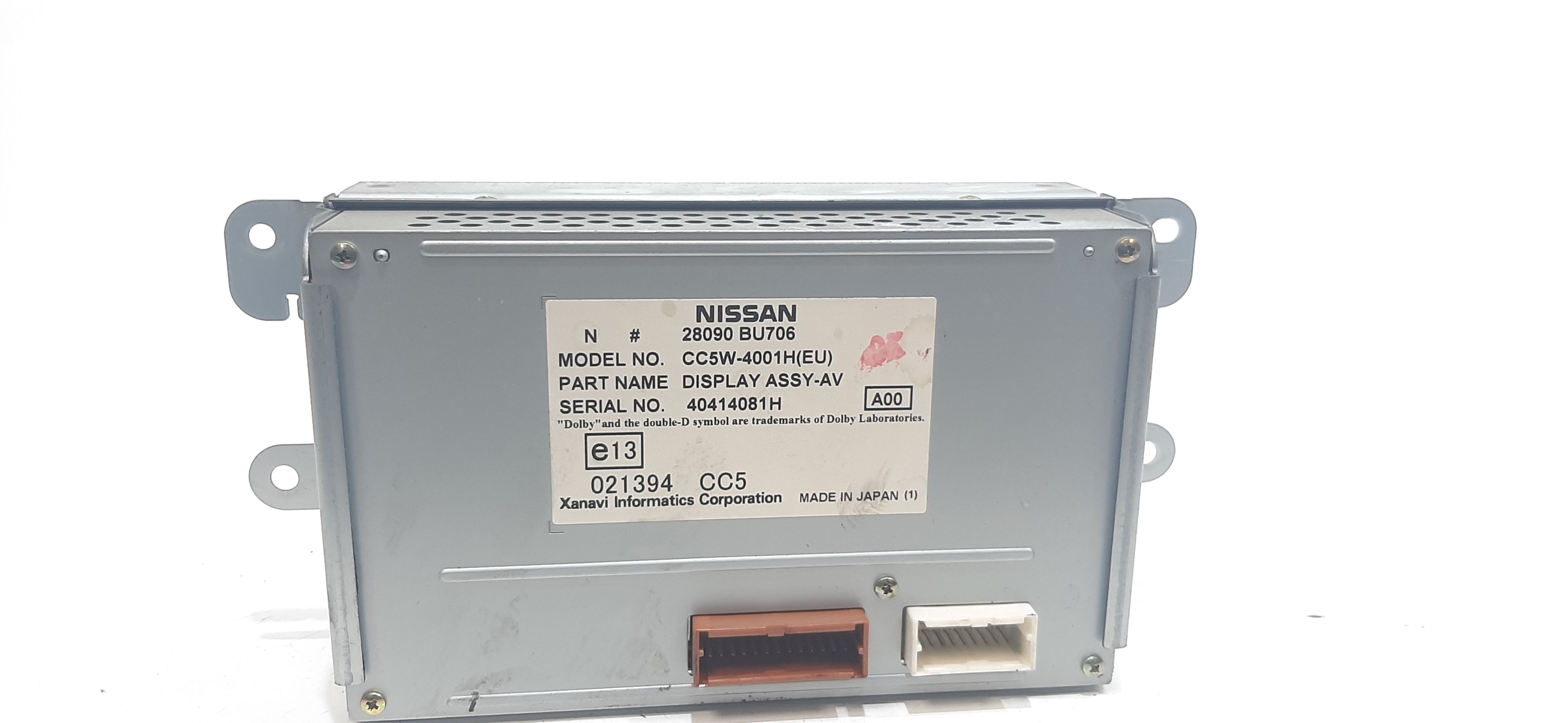 Schermo display navigatore  solo schermo  NISSAN Almera Tino