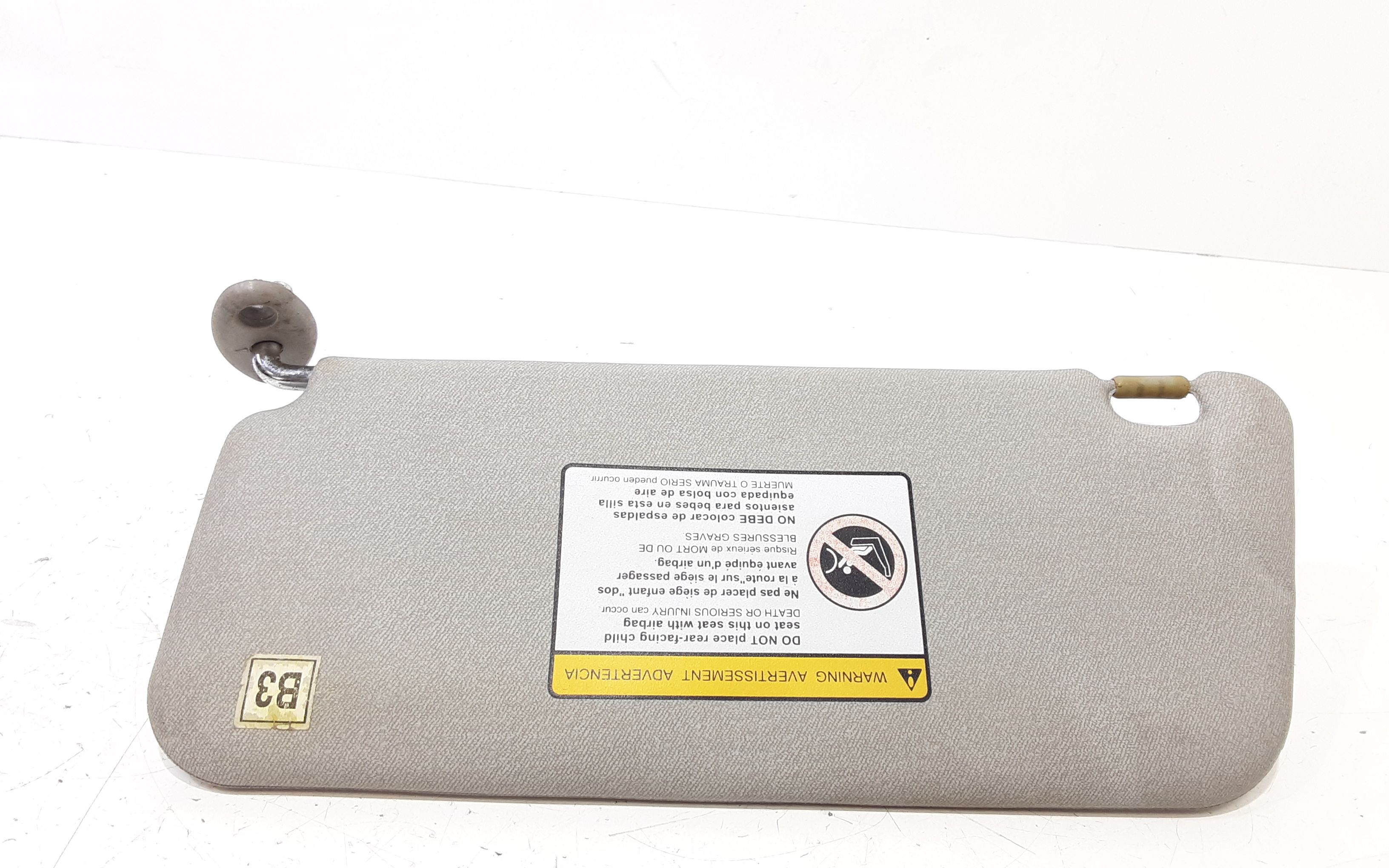 Parasole aletta Lato Passeggero CHEVROLET Matiz 4 Serie