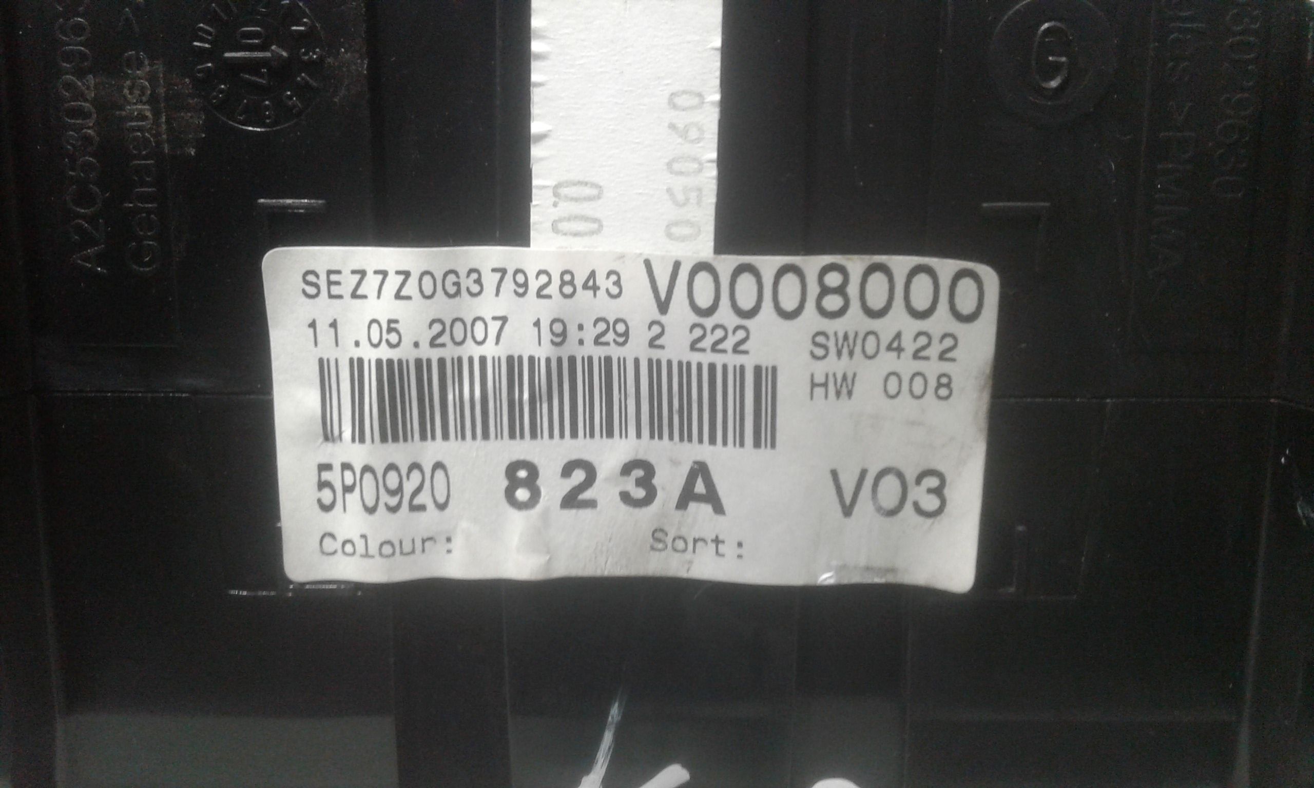 Quadro Strumenti SEAT Altea Berlina