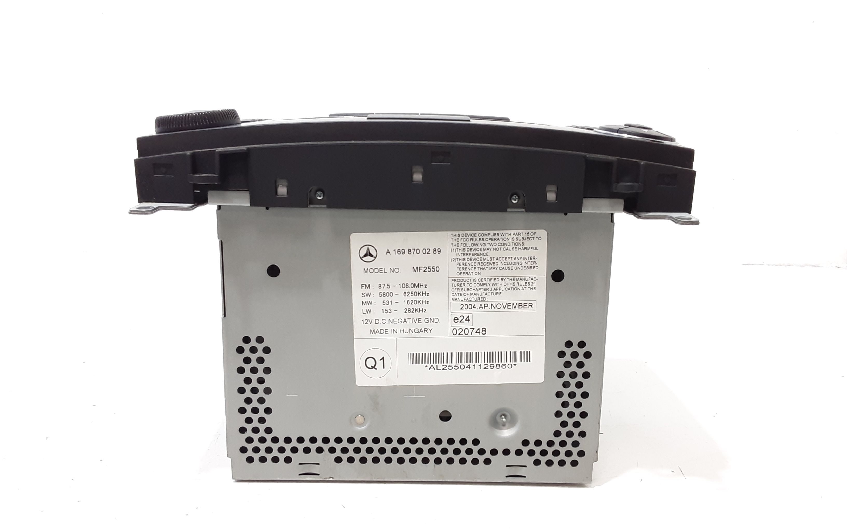 Autoradio MERCEDES Classe A W169 4 Serie