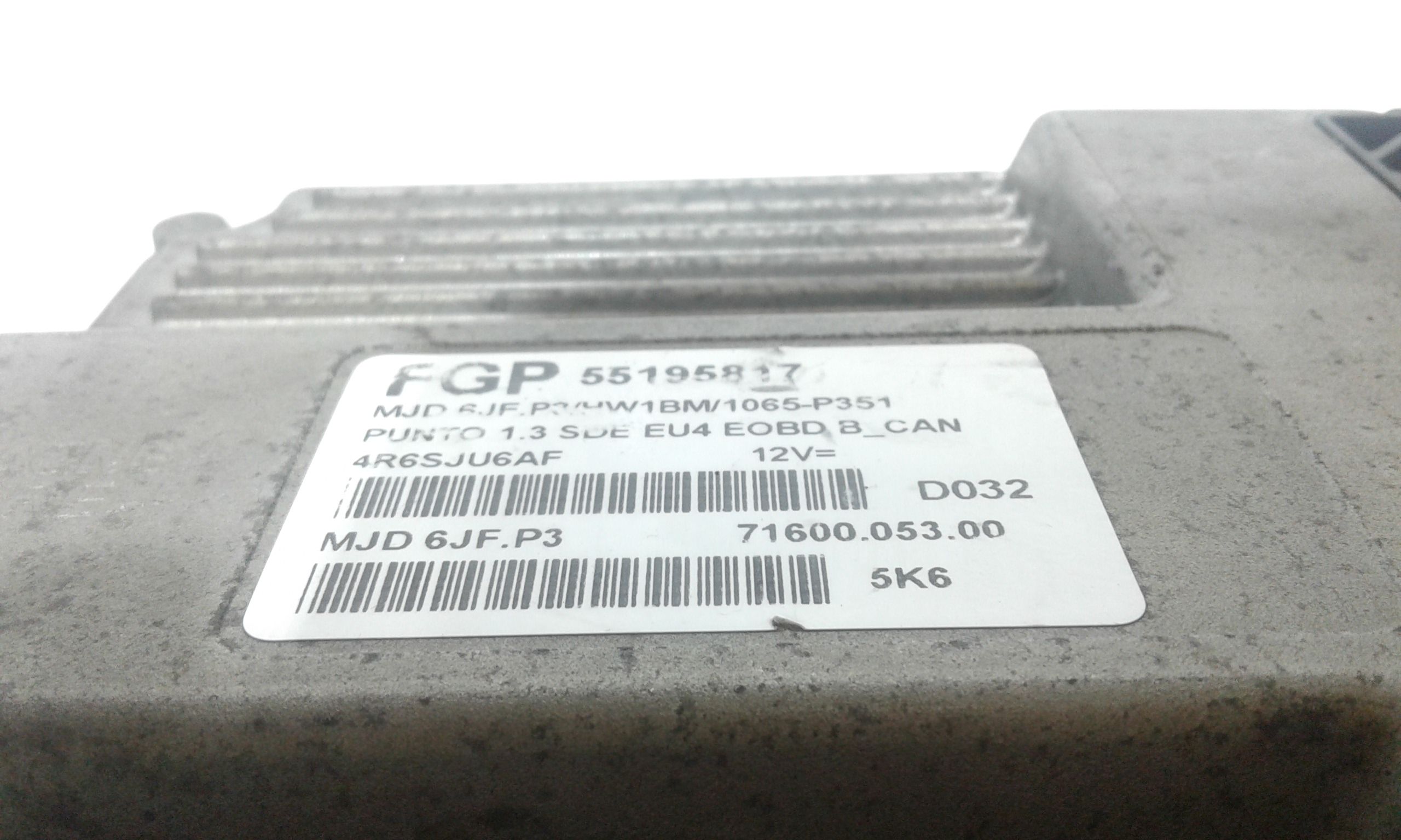 Centralina motore FIAT Punto Berlina 5P 2 Serie