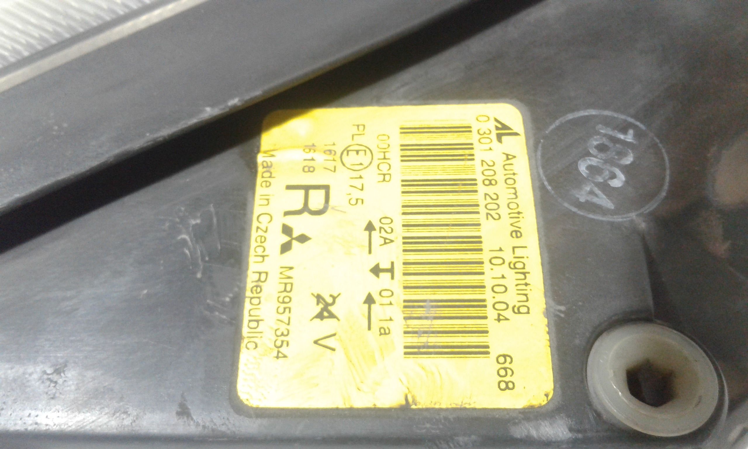 Faro anteriore Destro Passeggero MITSUBISHI Colt Serie 5P (Z) (06>12)