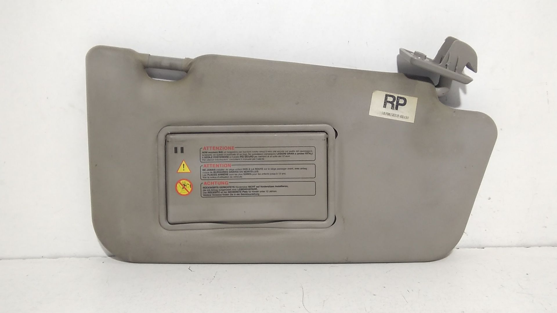 Parasole aletta Lato Passeggero NISSAN Micra 4 Serie