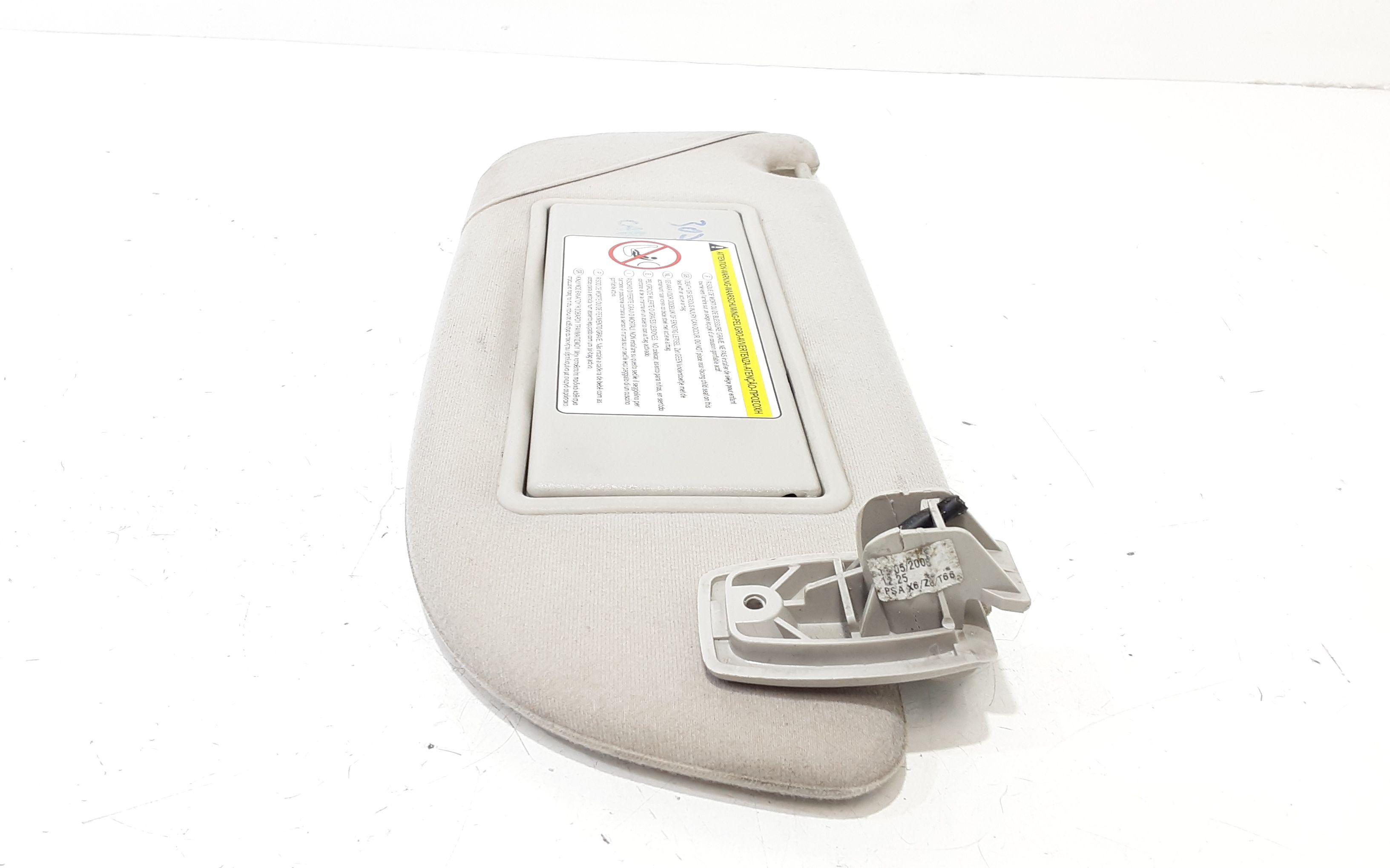 Parasole aletta Lato Passeggero PEUGEOT 307 Cabrio 2 Serie