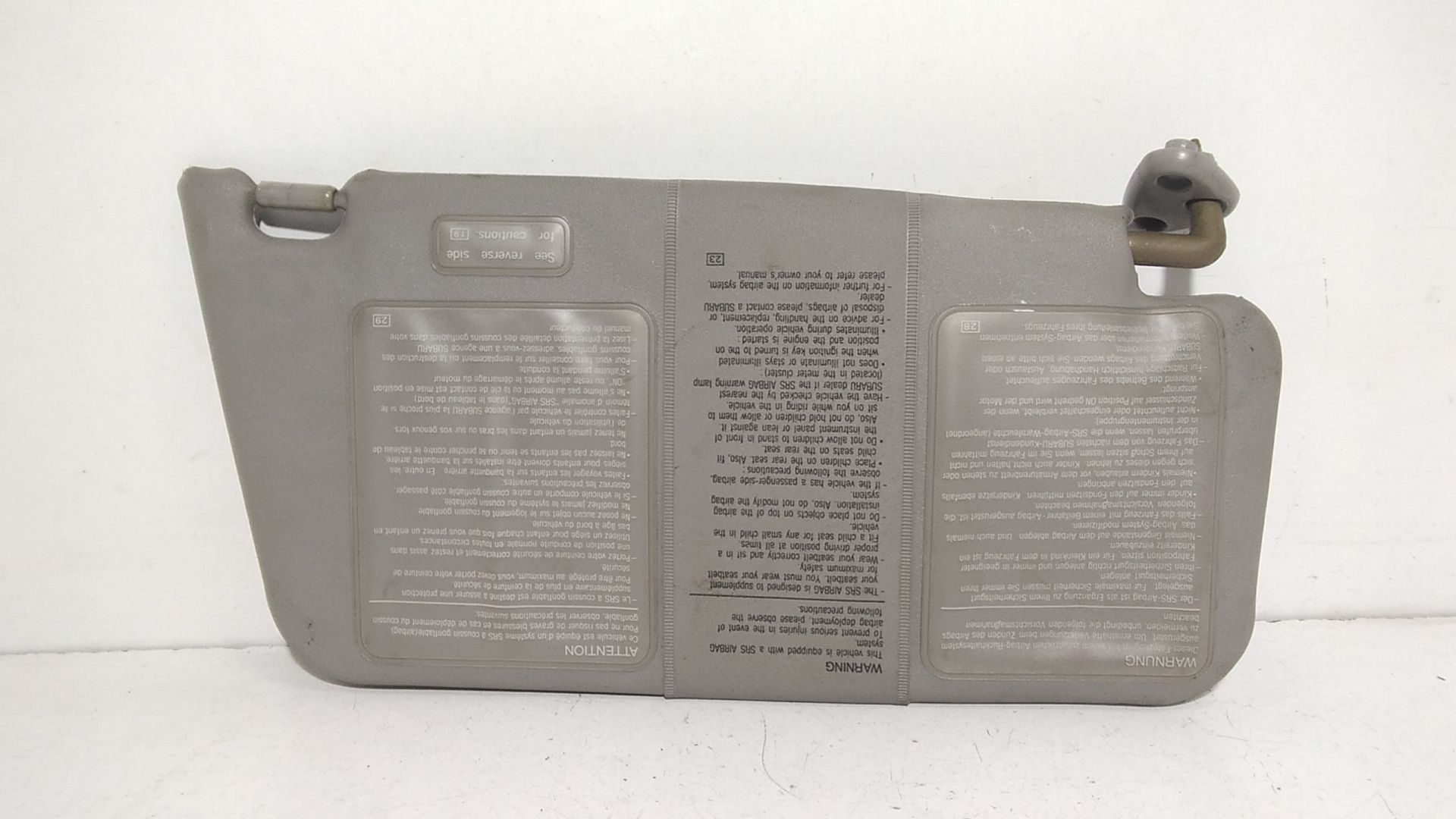 Parasole aletta anteriore Lato Guida SUBARU Forester 1 Serie