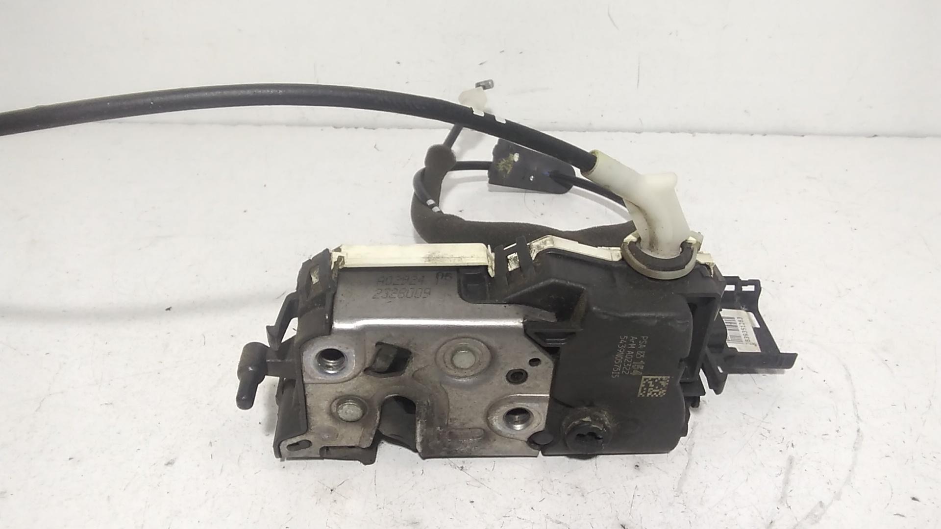 Serratura Anteriore Sinistra PEUGEOT 3008 Serie (09>16)