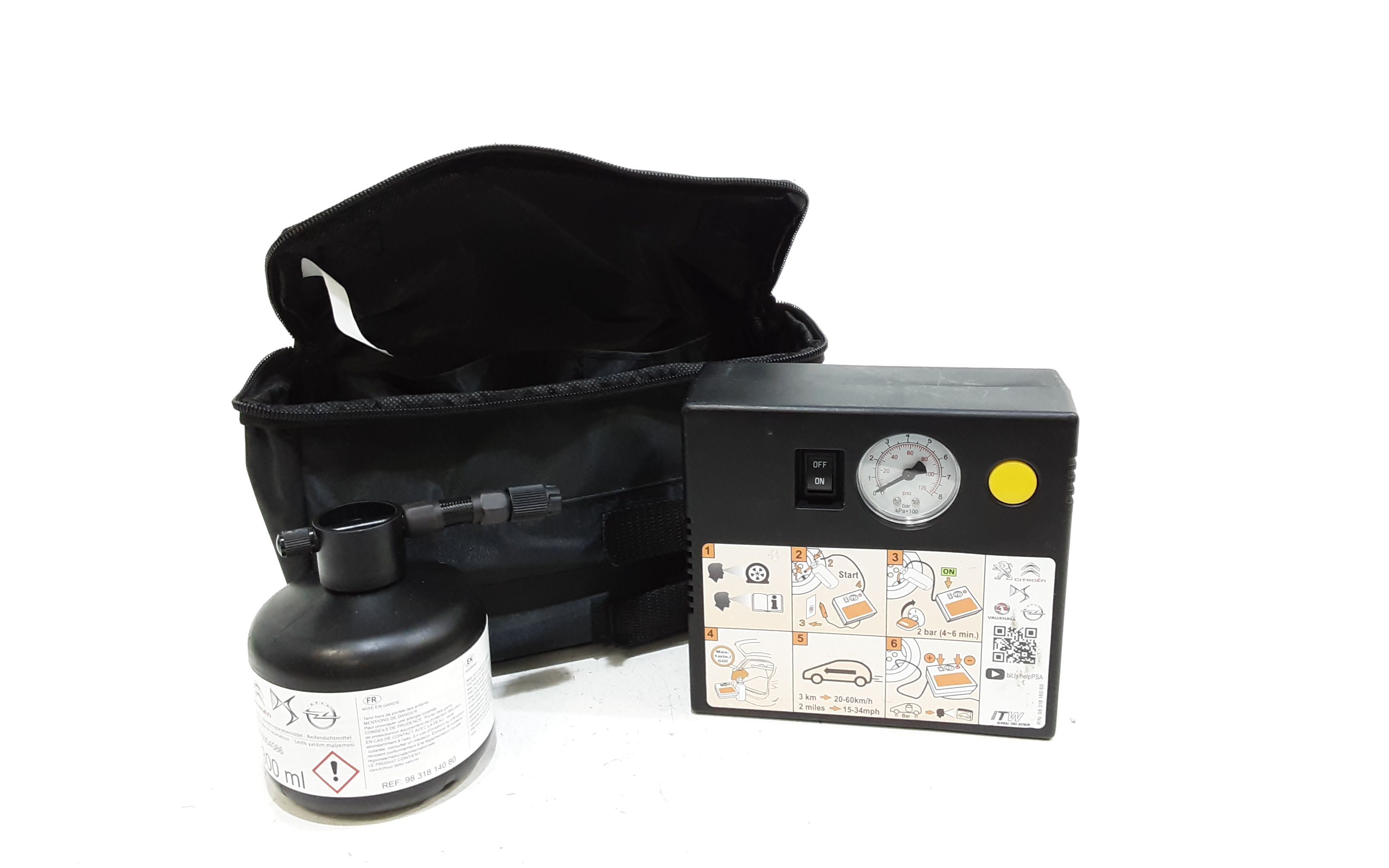 Compressore gonfiaggio ruote PEUGEOT Rifter Serie (18>)