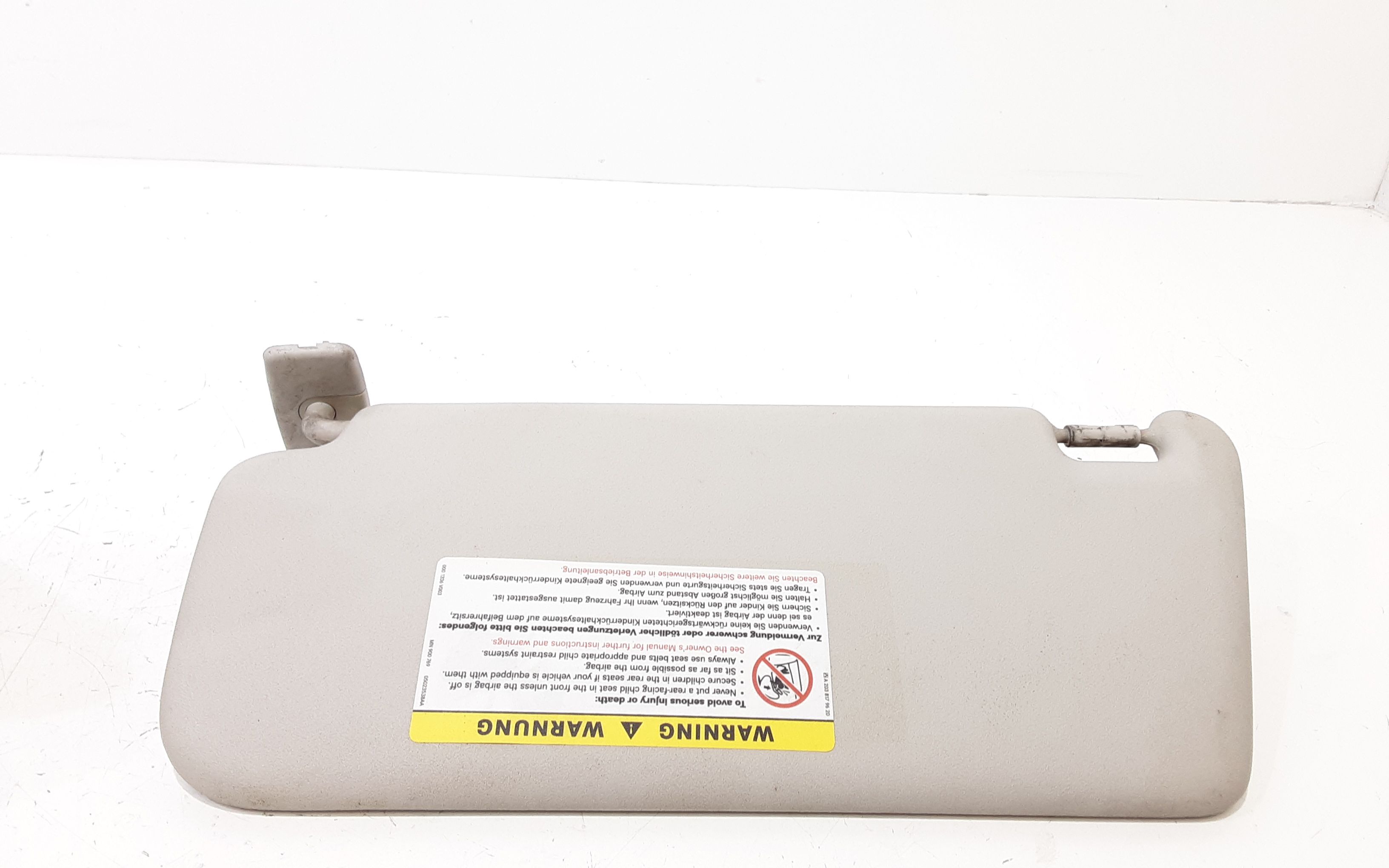 Parasole aletta Lato Passeggero MERCEDES Classe A W169 3 Serie