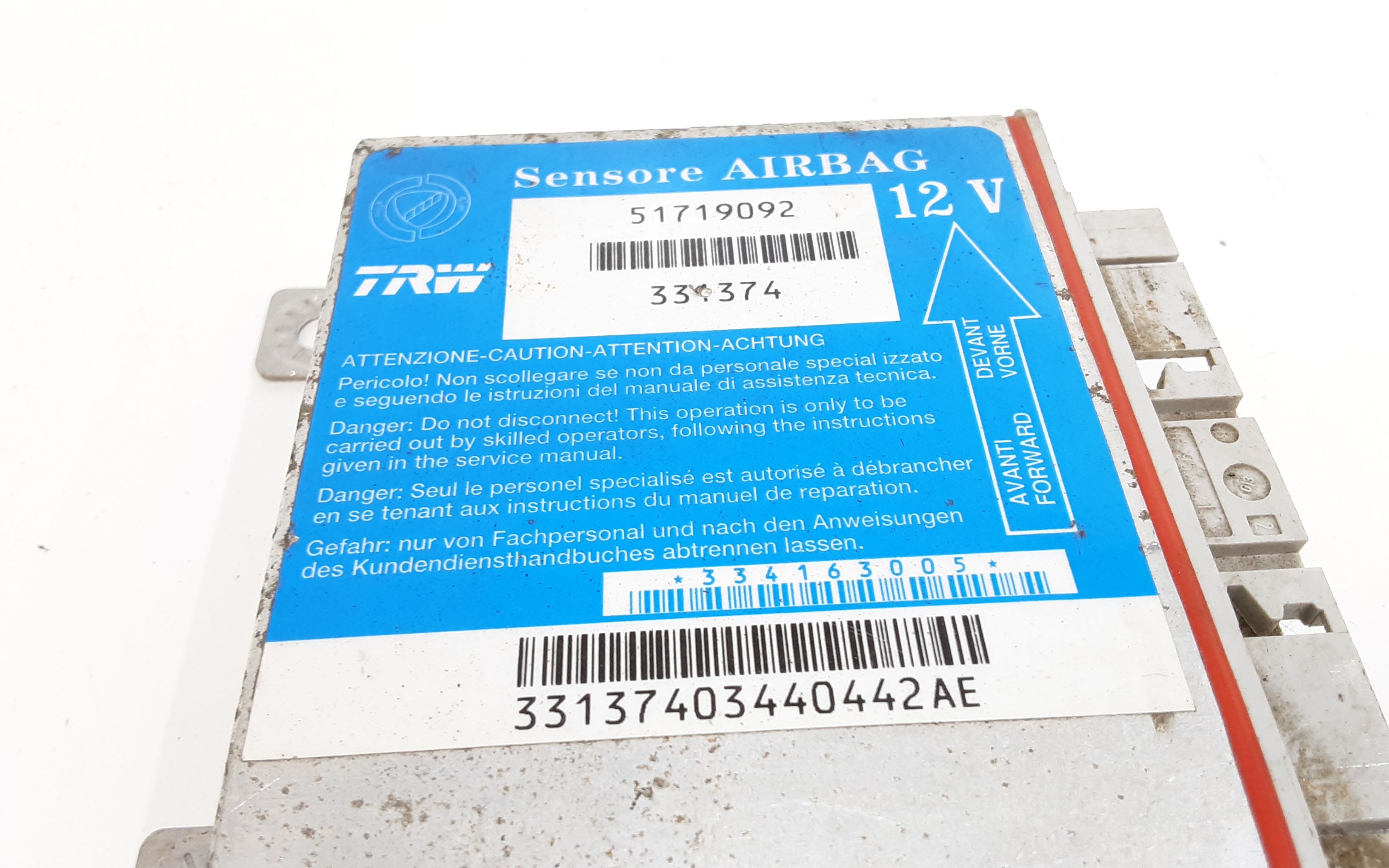 Centralina Airbag FIAT Punto Berlina 3P 3 Serie