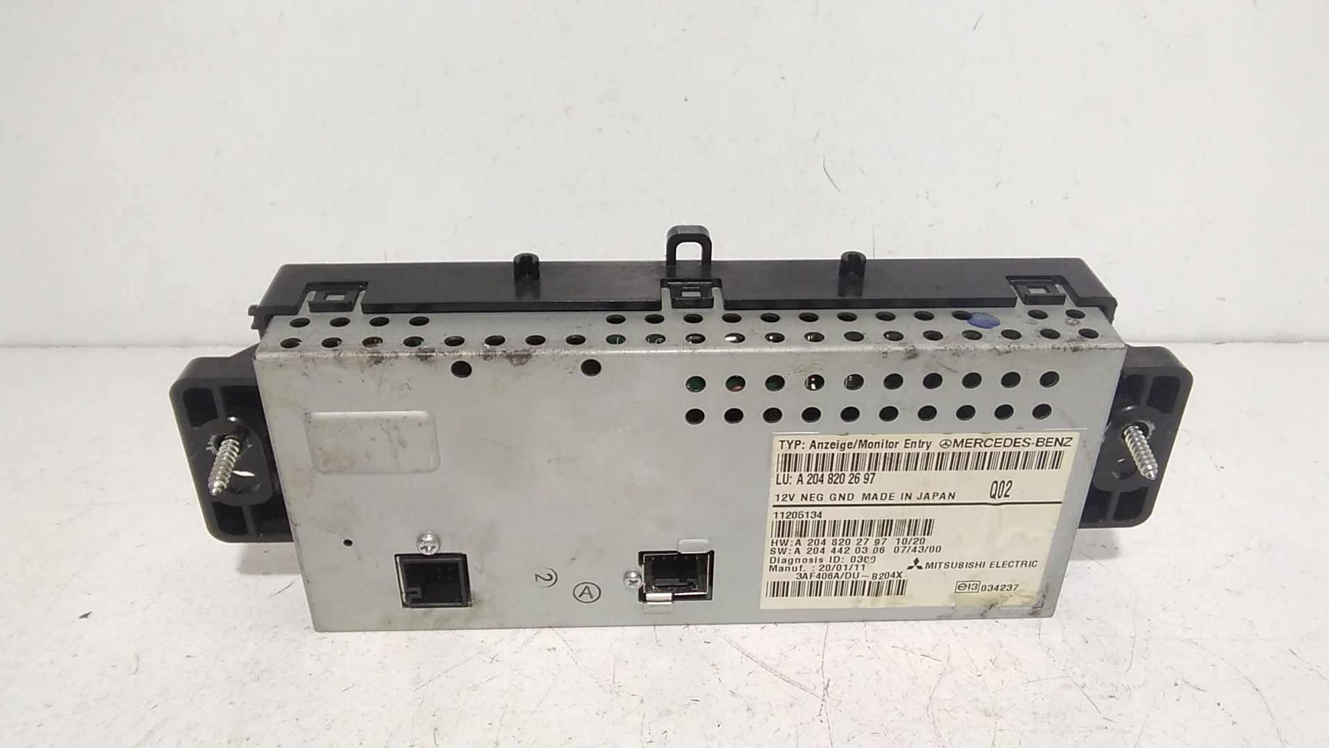 Schermo display navigatore  solo schermo  MERCEDES GLK (W204) (08>)