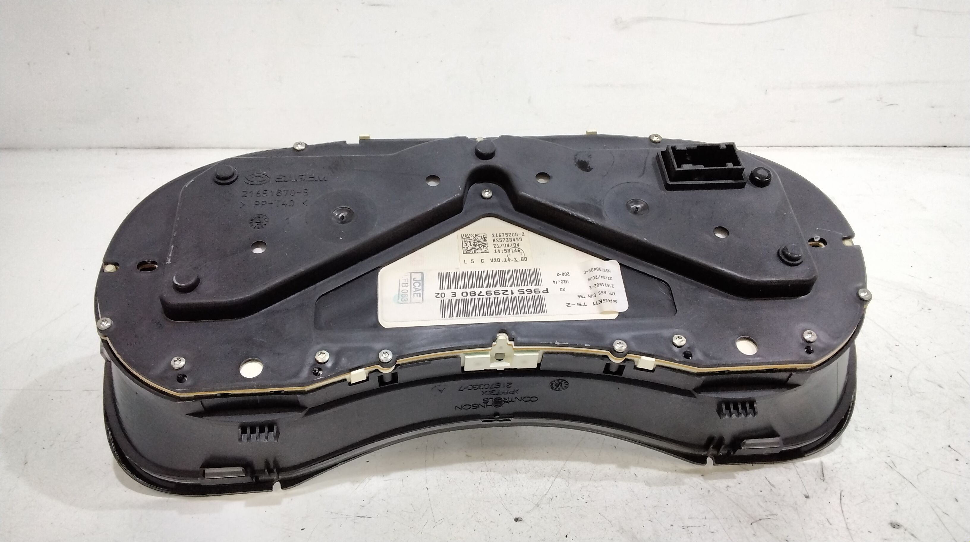 Quadro Strumenti PEUGEOT 307 Cabrio 2 Serie