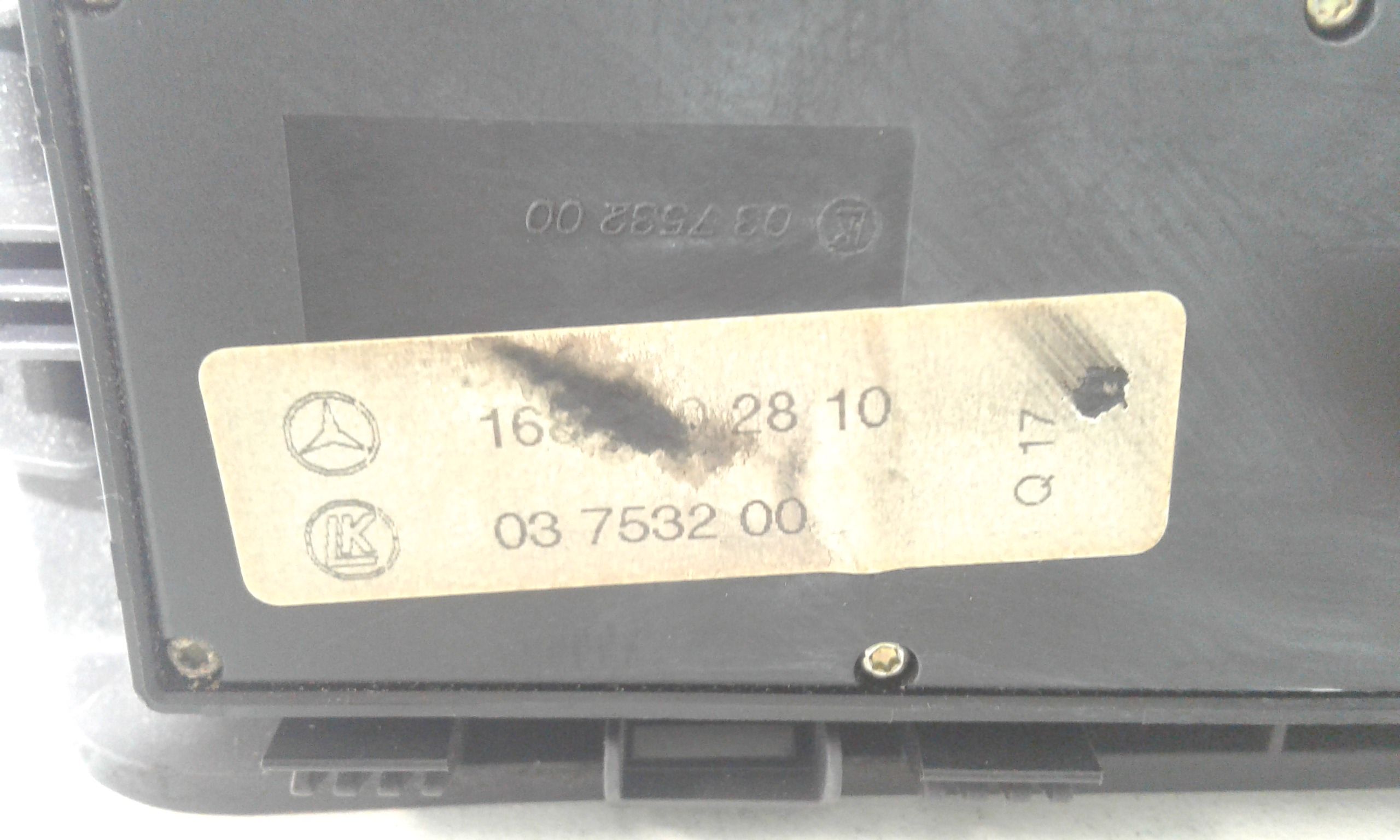 Pulsantiera Anteriore Sinistra Guida MERCEDES Classe A W168 1 Serie