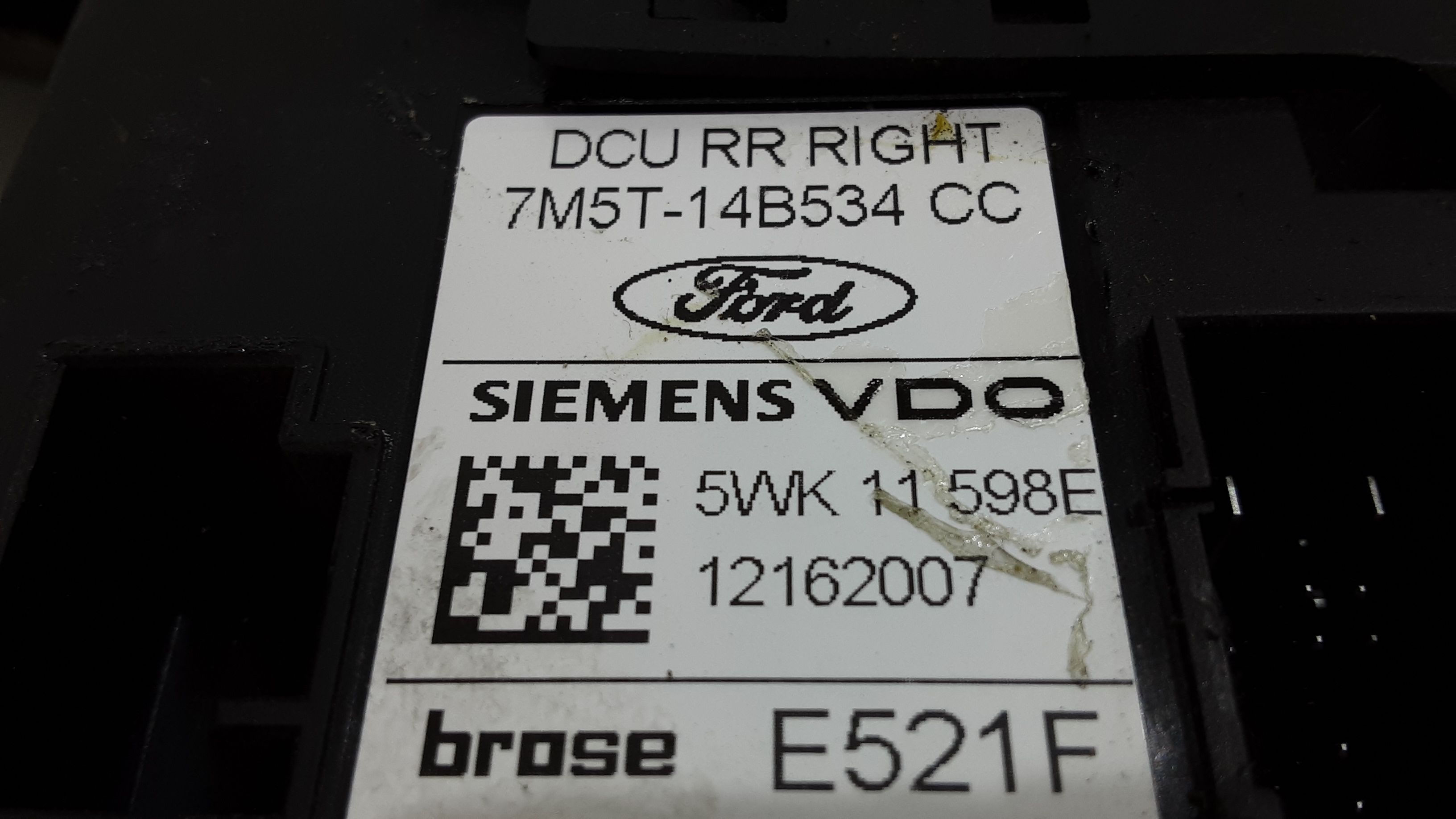 Cremagliera posteriore destra passeggero FORD C - Max Serie (03>07)