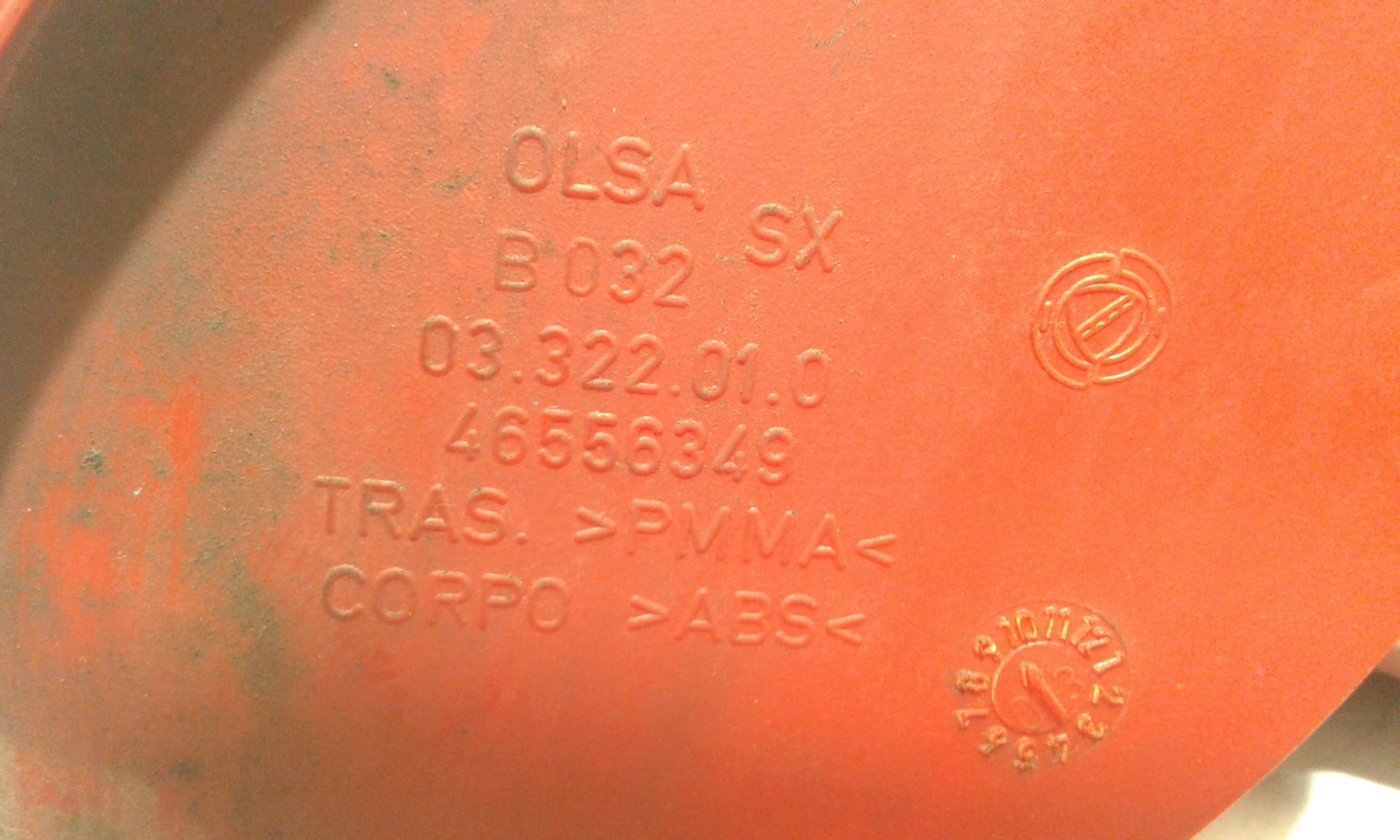 Stop fanale Posteriore sinistro lato Guida ALFA ROMEO 147 1  Serie