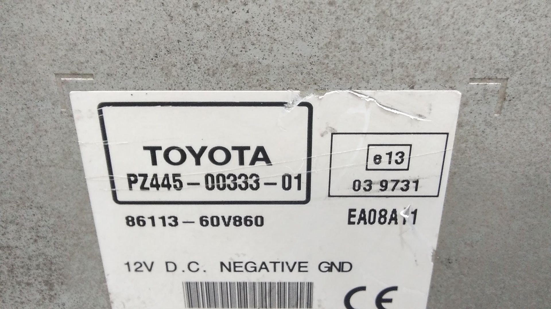 Navigatore TOYOTA Avensis Berlina 3 Serie