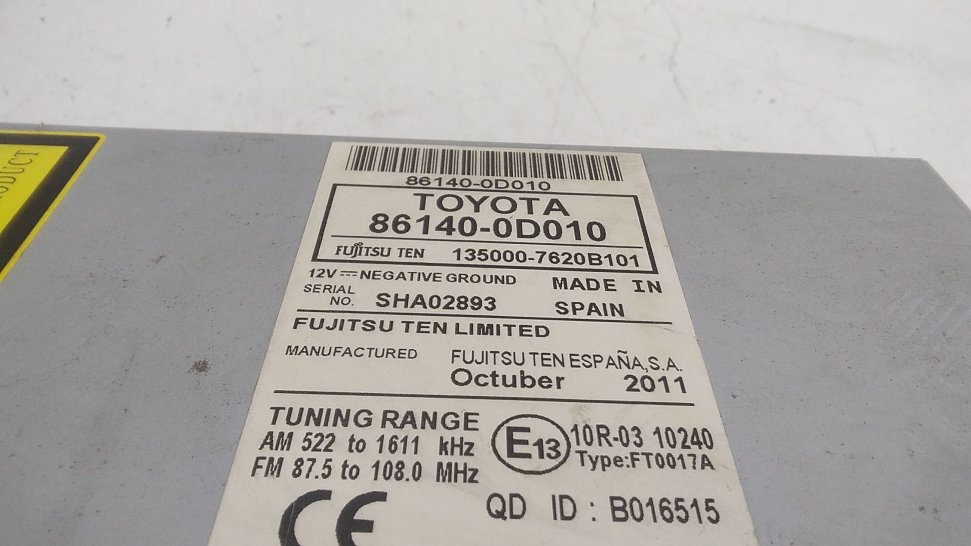 Navigatore TOYOTA Yaris Serie (11>13)